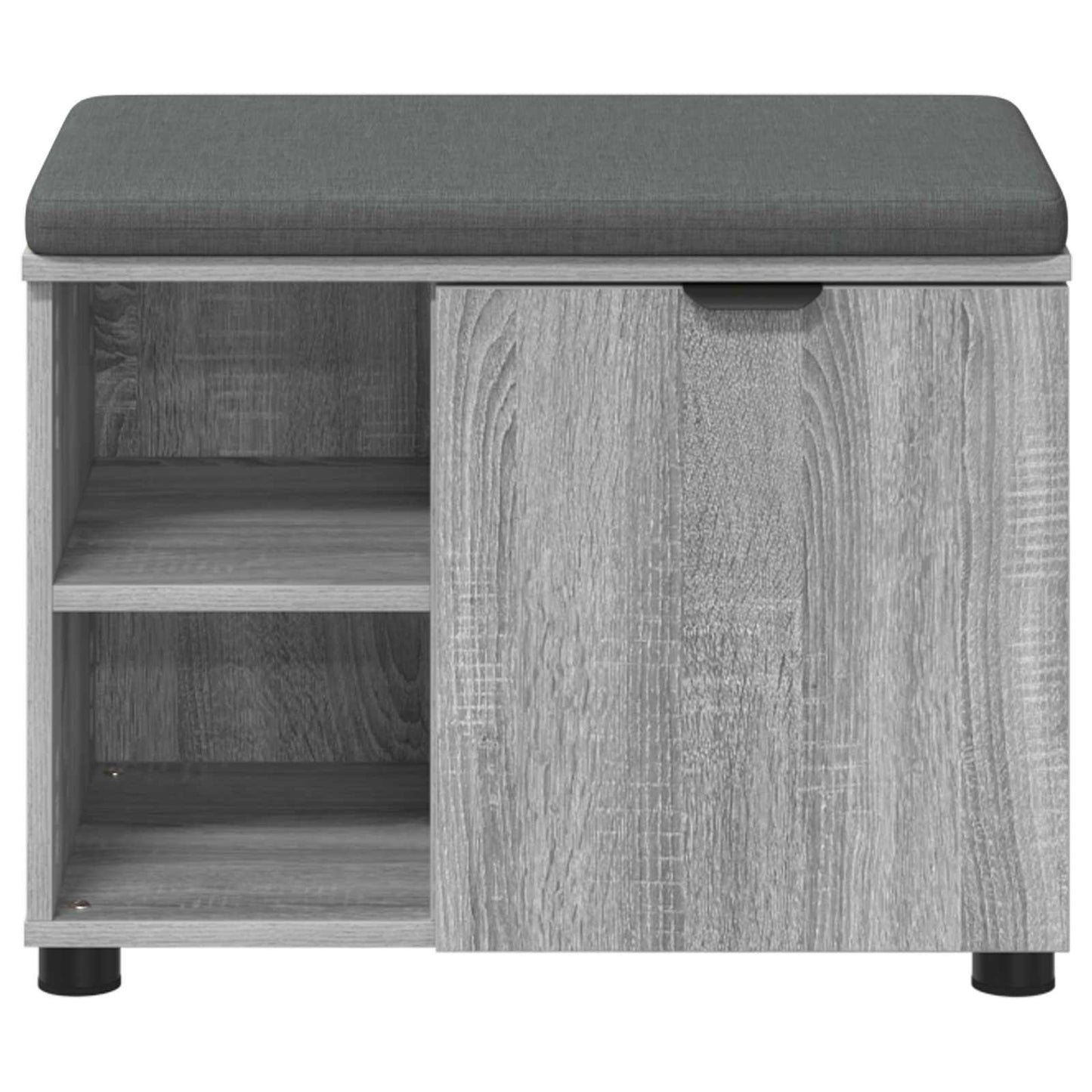 Gangbenk Grå Sonoma 60 x 38 x 46 cm Konstruert treverk og stoff