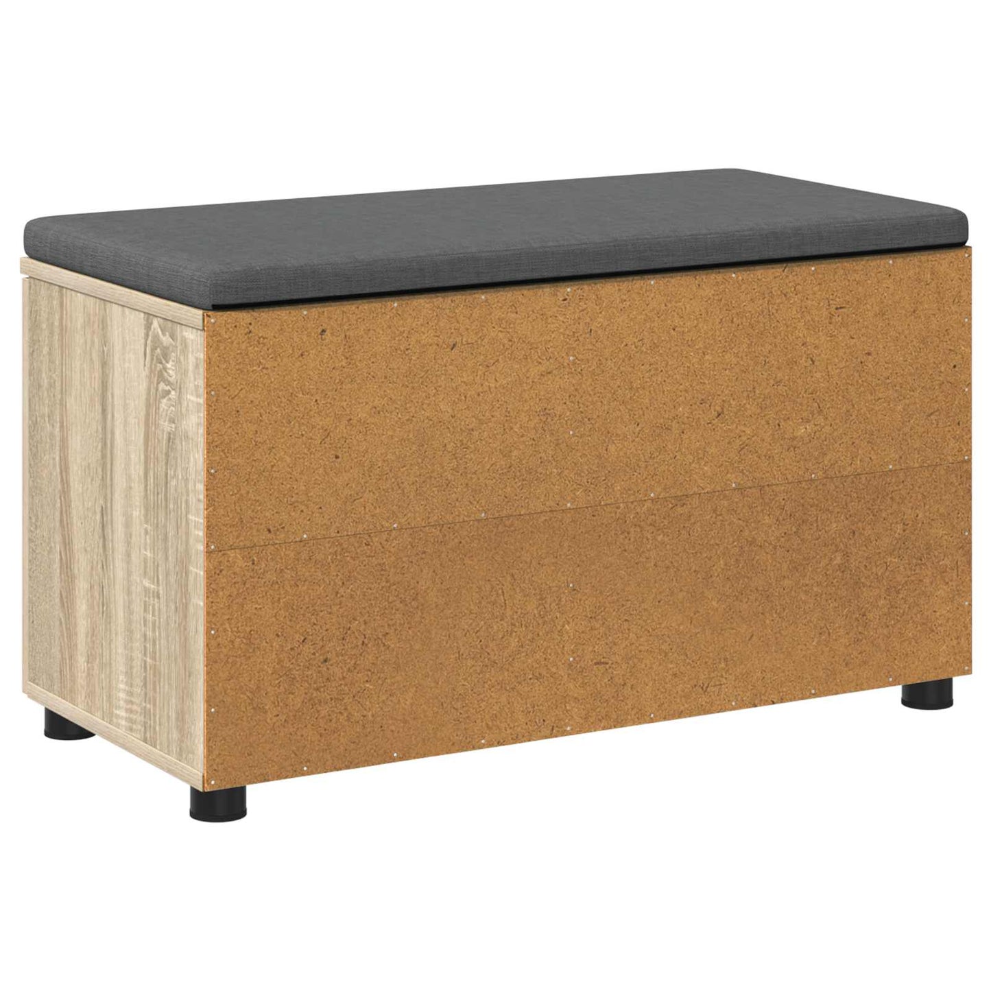 Gangbenk Sonoma eik 80 x 38 x 46 cm Konstruert treverk og stoff