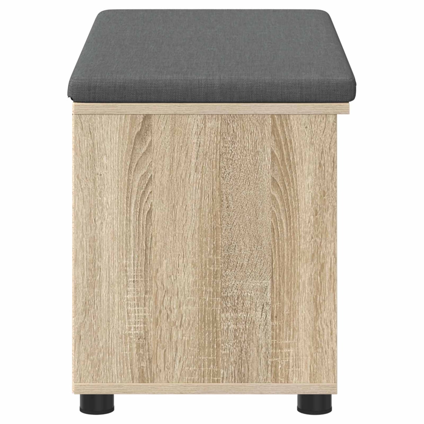 Gangbenk Sonoma eik 80 x 38 x 46 cm Konstruert treverk og stoff
