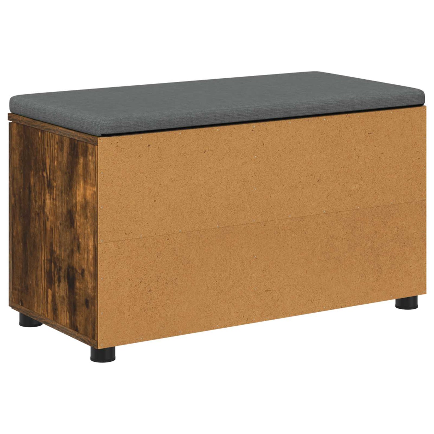 Gangbenk Røkt Eik 80 x 38 x 46 cm Konstruert treverk og stoff