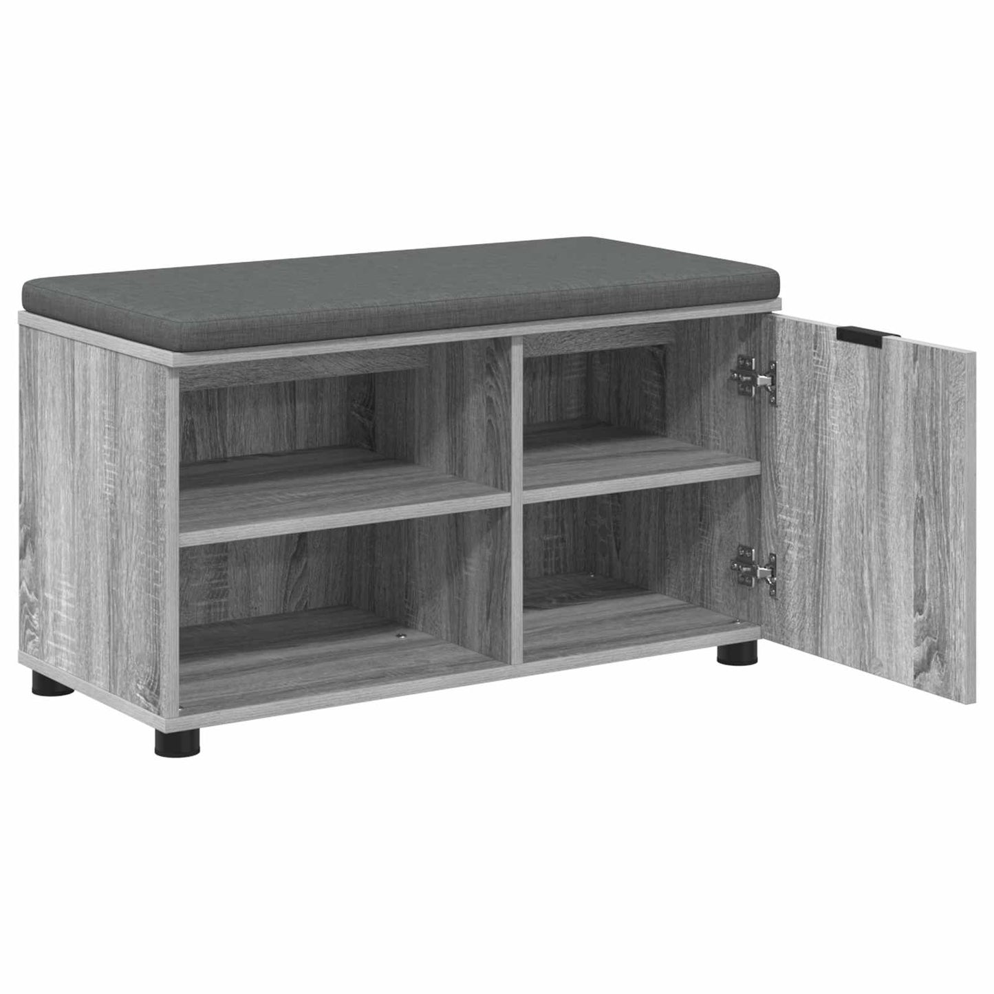 Gangbenk Grå Sonoma 80 x 38 x 46 cm Konstruert treverk og stoff