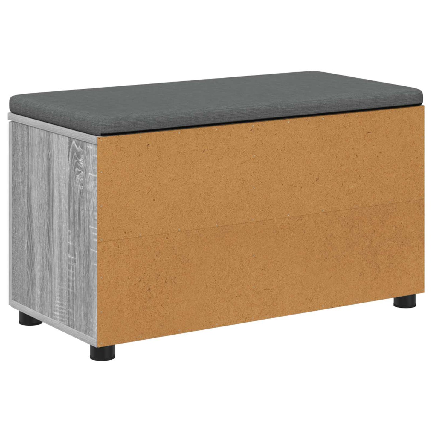 Gangbenk Grå Sonoma 80 x 38 x 46 cm Konstruert treverk og stoff