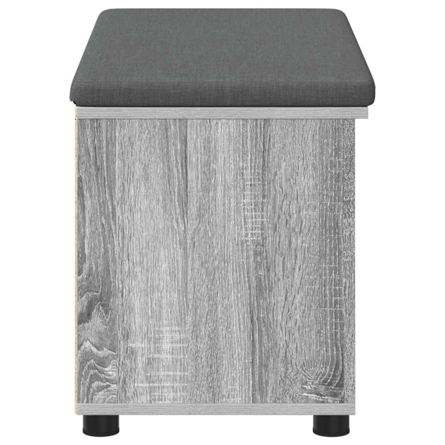 Gangbenk Grå Sonoma 80 x 38 x 46 cm Konstruert treverk og stoff
