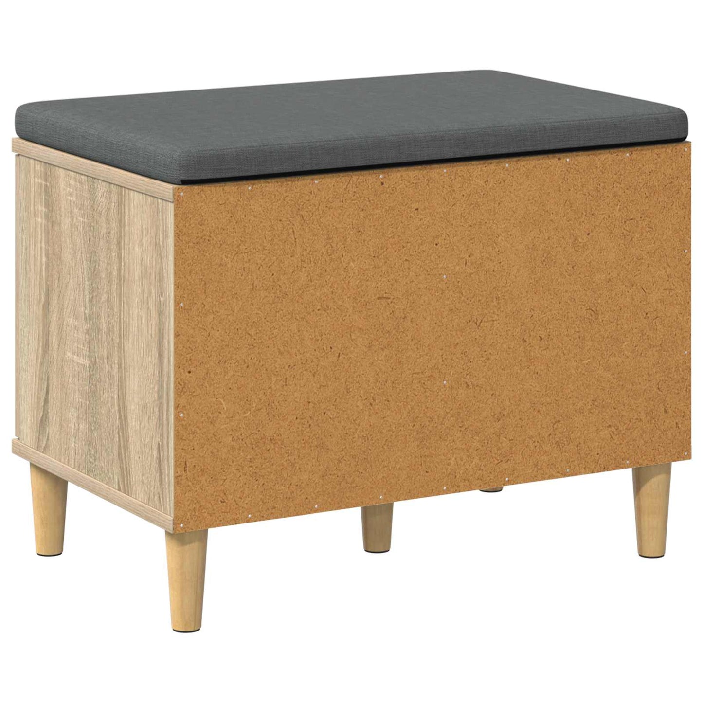 Gangbenk Sonoma eik 60 x 38 x 46 cm Konstruert treverk og stoff