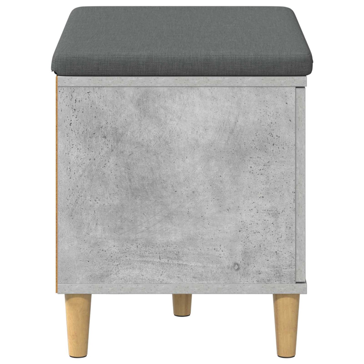 Gangbenk BetongGrå 60 x 38 x 46 cm Konstruert treverk og stoff