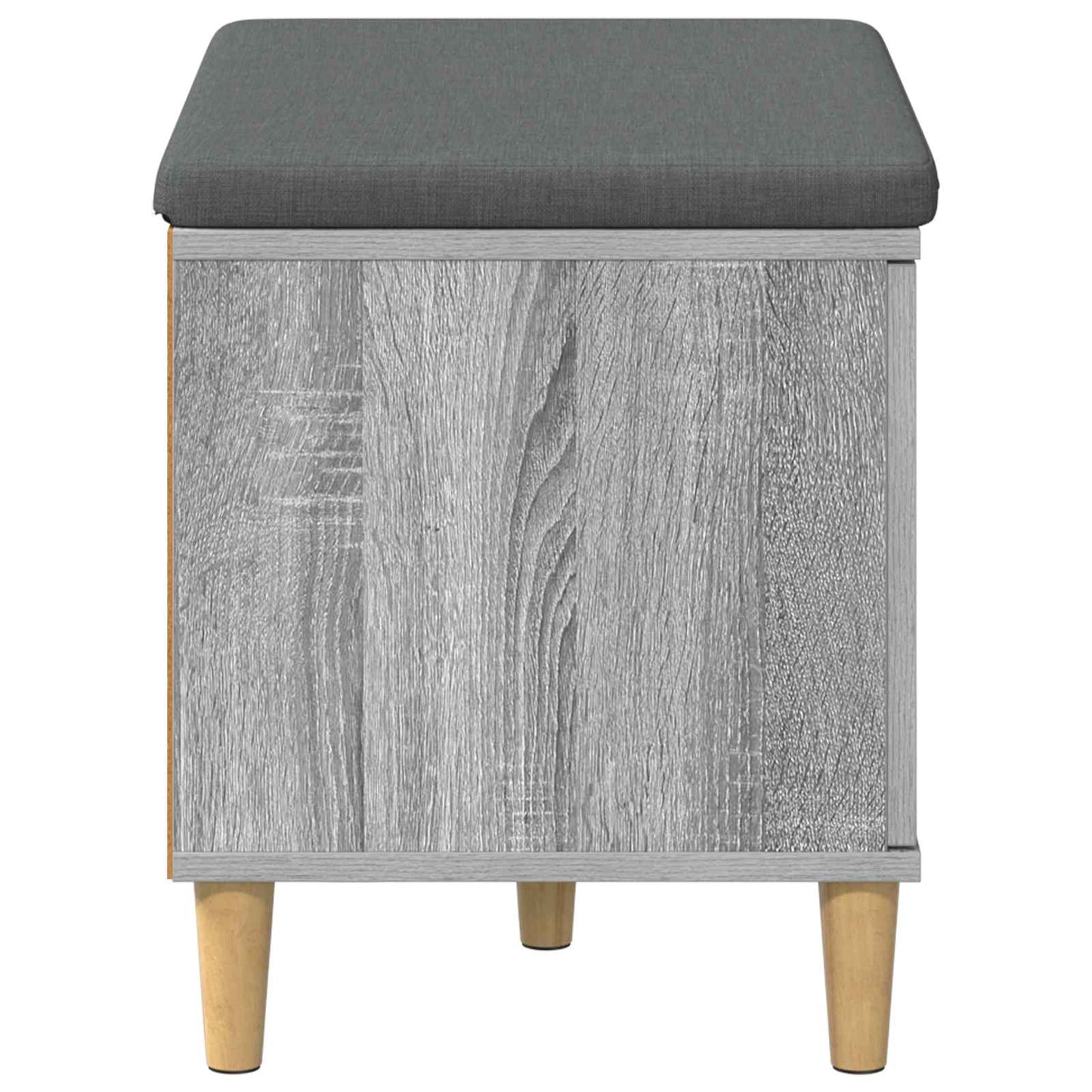 Gangbenk Grå Sonoma 60 x 38 x 46 cm Konstruert treverk og stoff