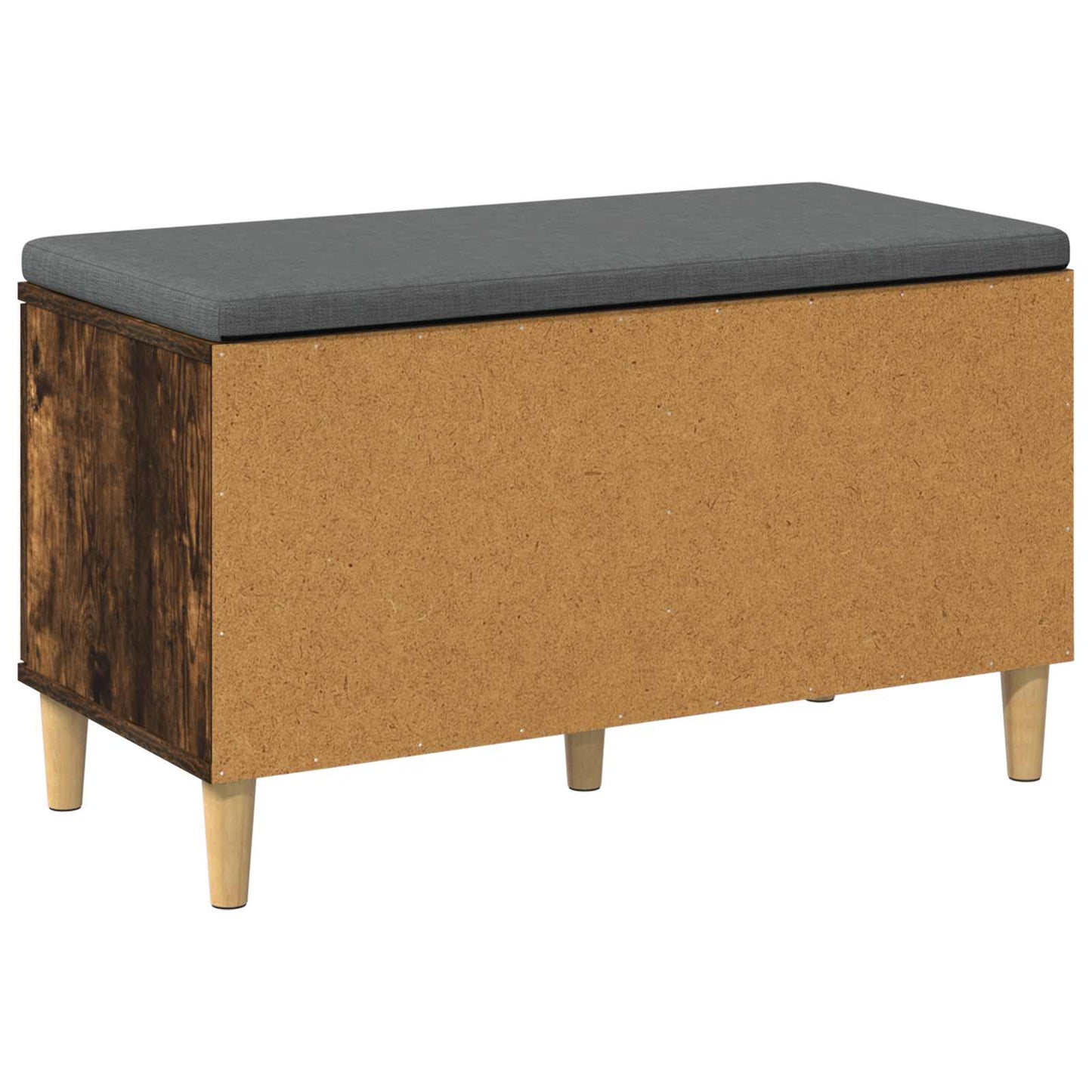 Gangbenk Røkt Eik 80 x 38 x 46 cm Konstruert treverk og stoff
