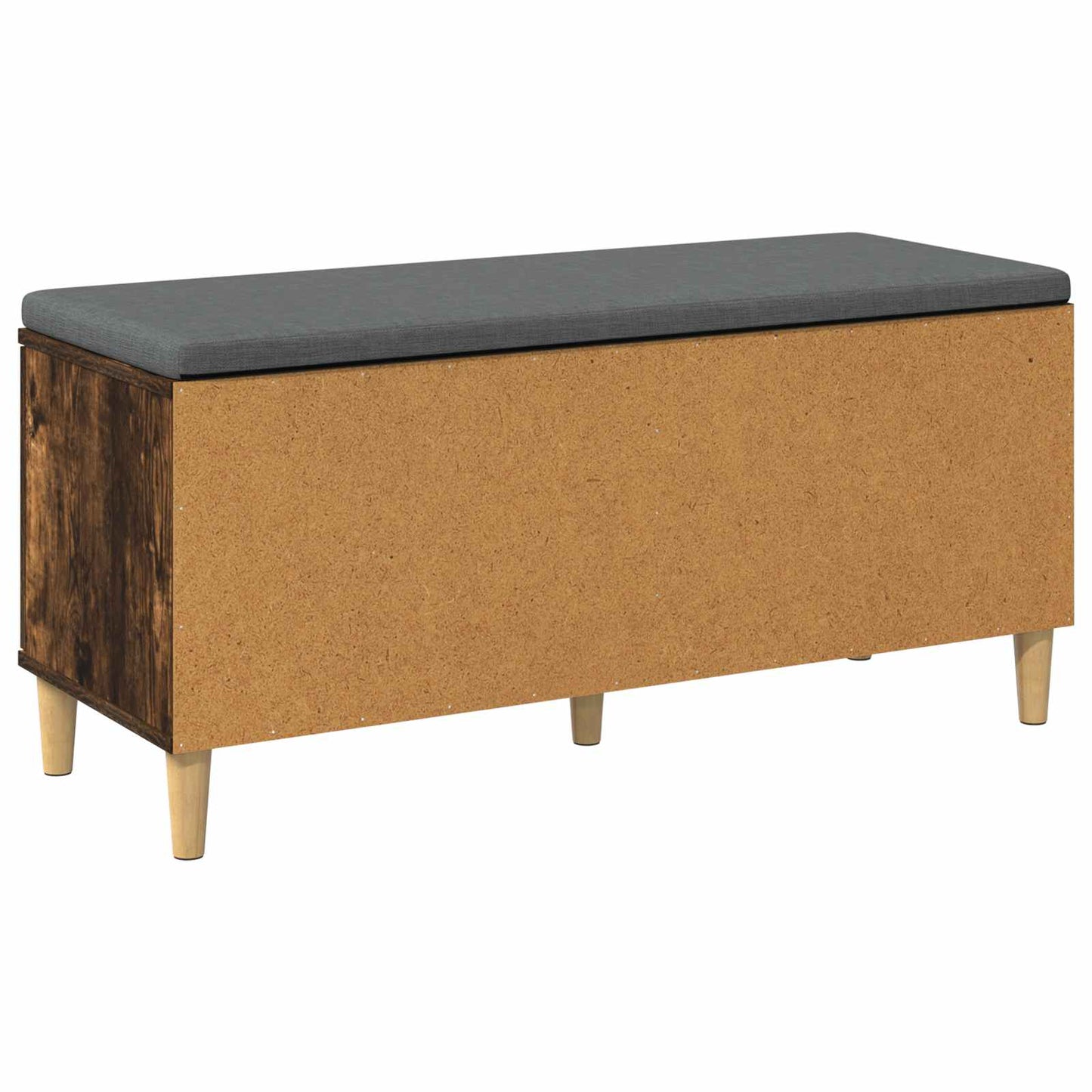 Gangbenk Røkt Eik 100 x 38 x 46 cm Konstruert treverk og stoff