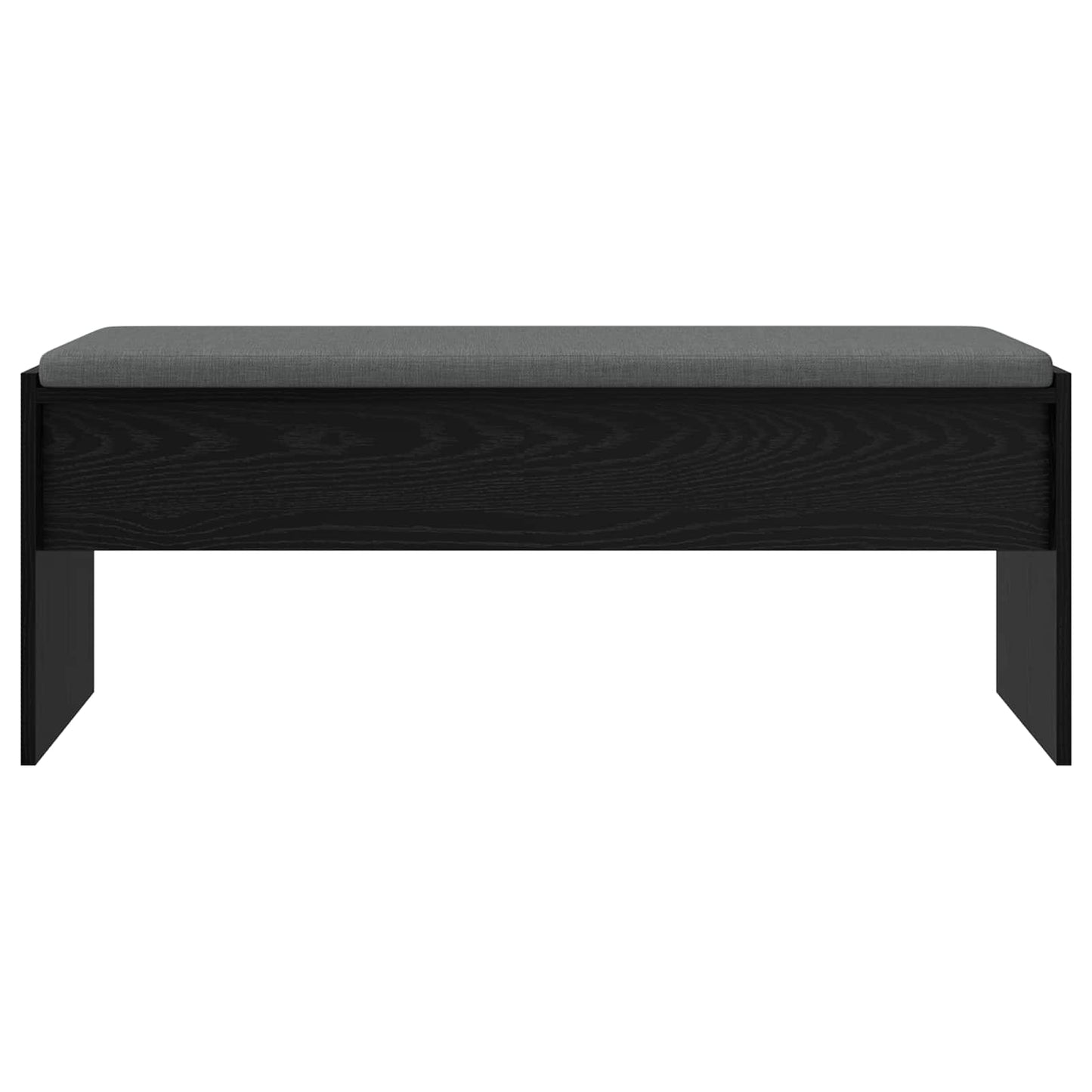 Gangbenk med pute Svart Eik 103 x 38 x 40 cm