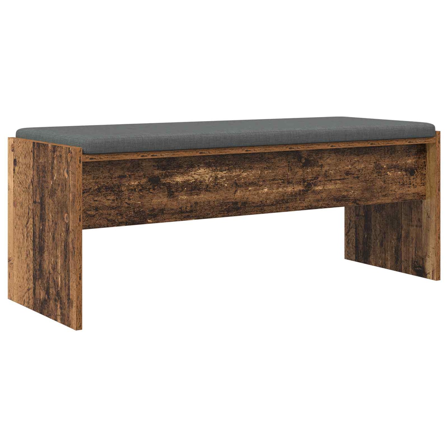 Gangbenk med pute Gammelt tre 103 x 38 x 40 cm