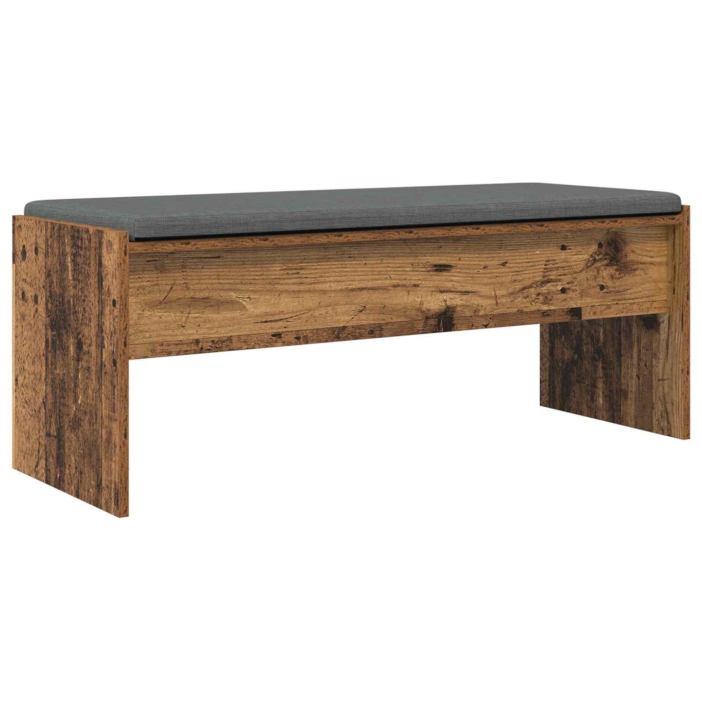 Gangbenk med pute Gammelt tre 103 x 38 x 40 cm