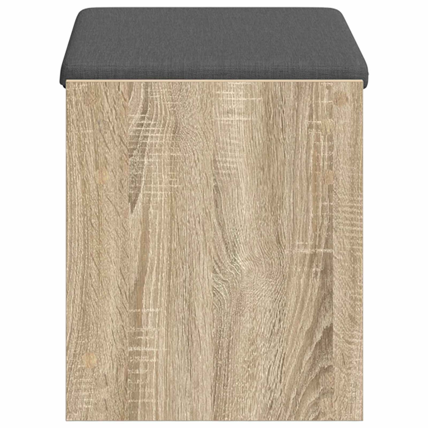 Gangbenk Sonoma eik 63 x 38 x 45 cm Konstruert treverk og stoff vidaXL