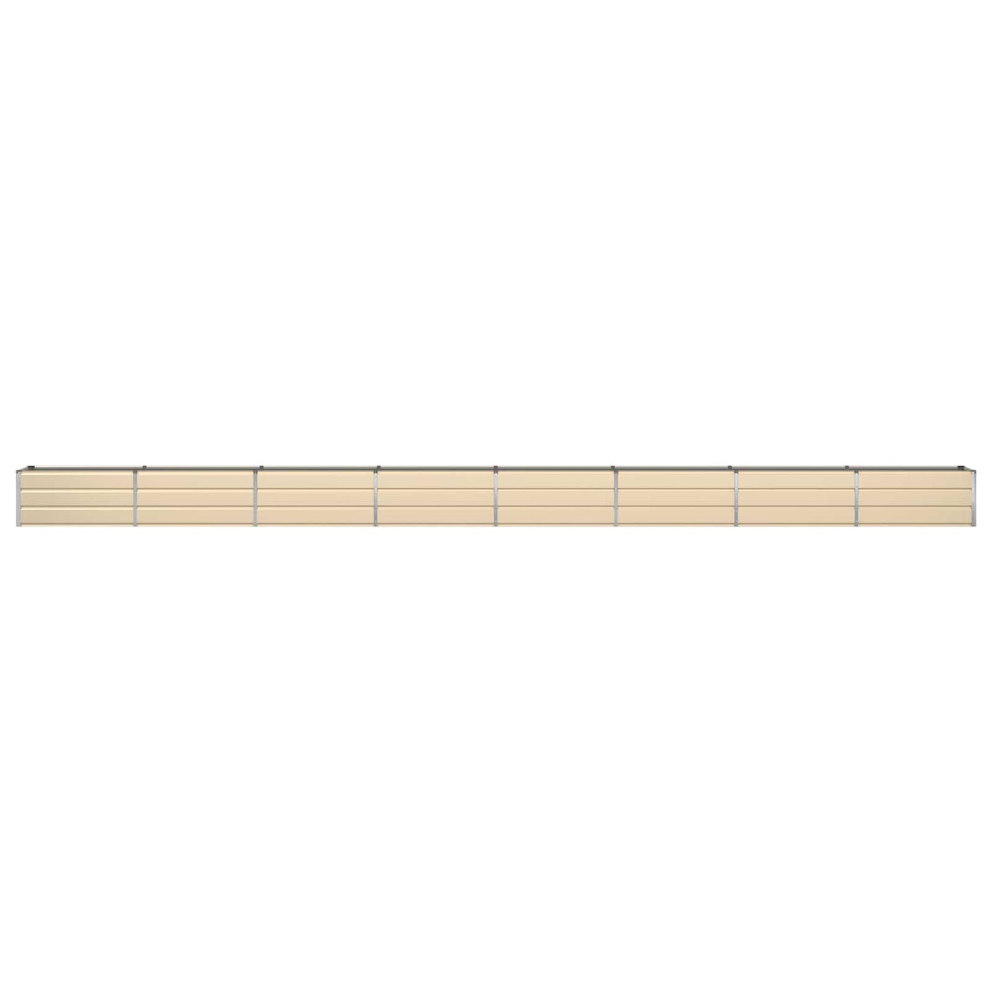 Plantekassed Elfenben 770 x 50 x 45 cm Galvanisert Stål