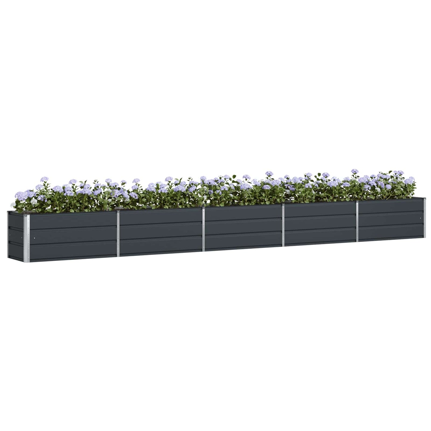 Plantekassed Antrasitt 480 x 50 x 45 cm Galvanisert Stål