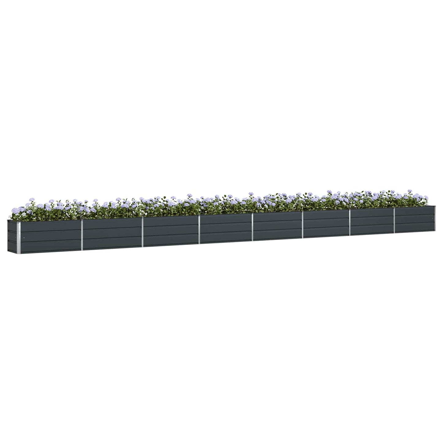 Plantekassed Antrasitt 770 x 50 x 45 cm Galvanisert Stål