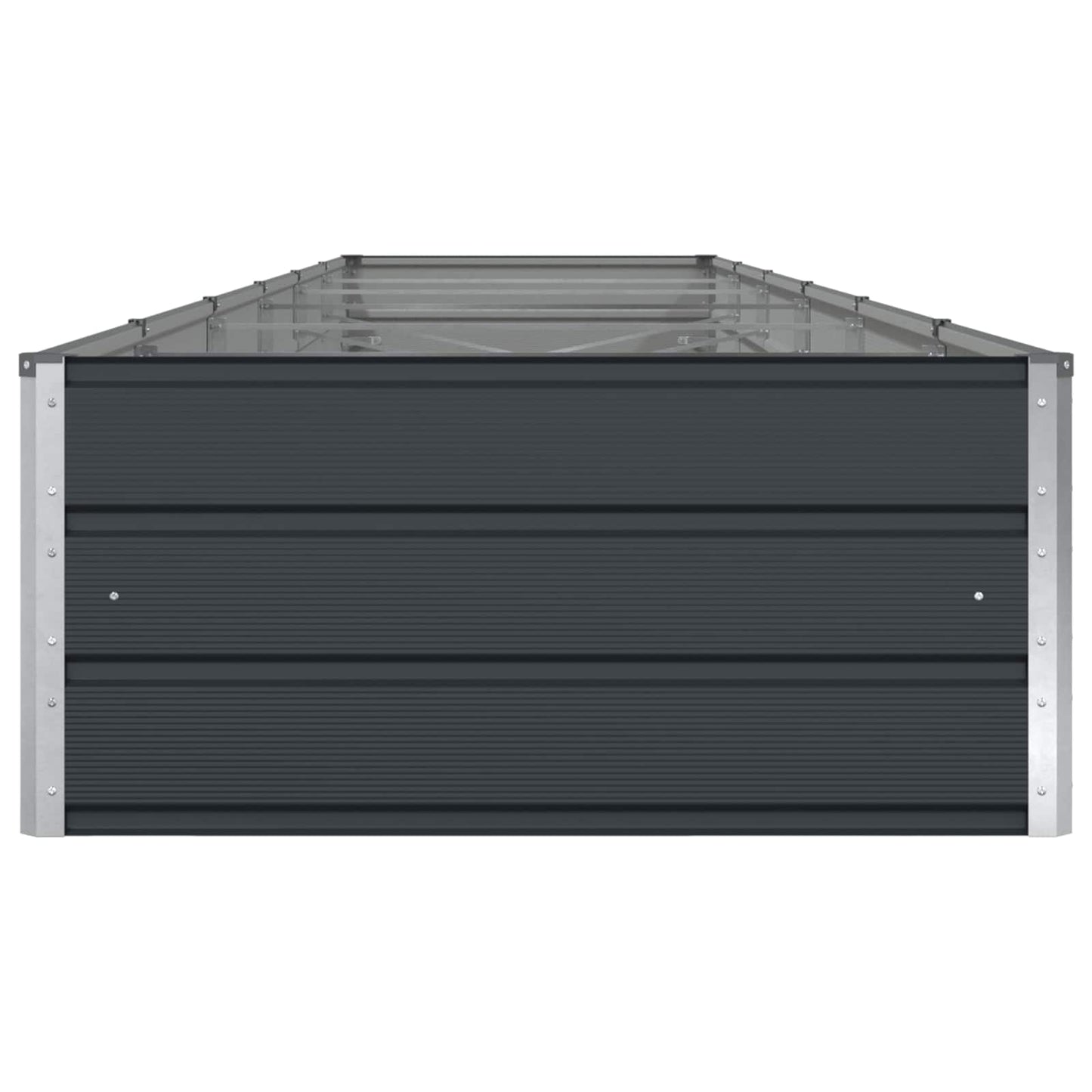 Plantekassed Antrasitt 580 x 100 x 45 cm Galvanisert Stål