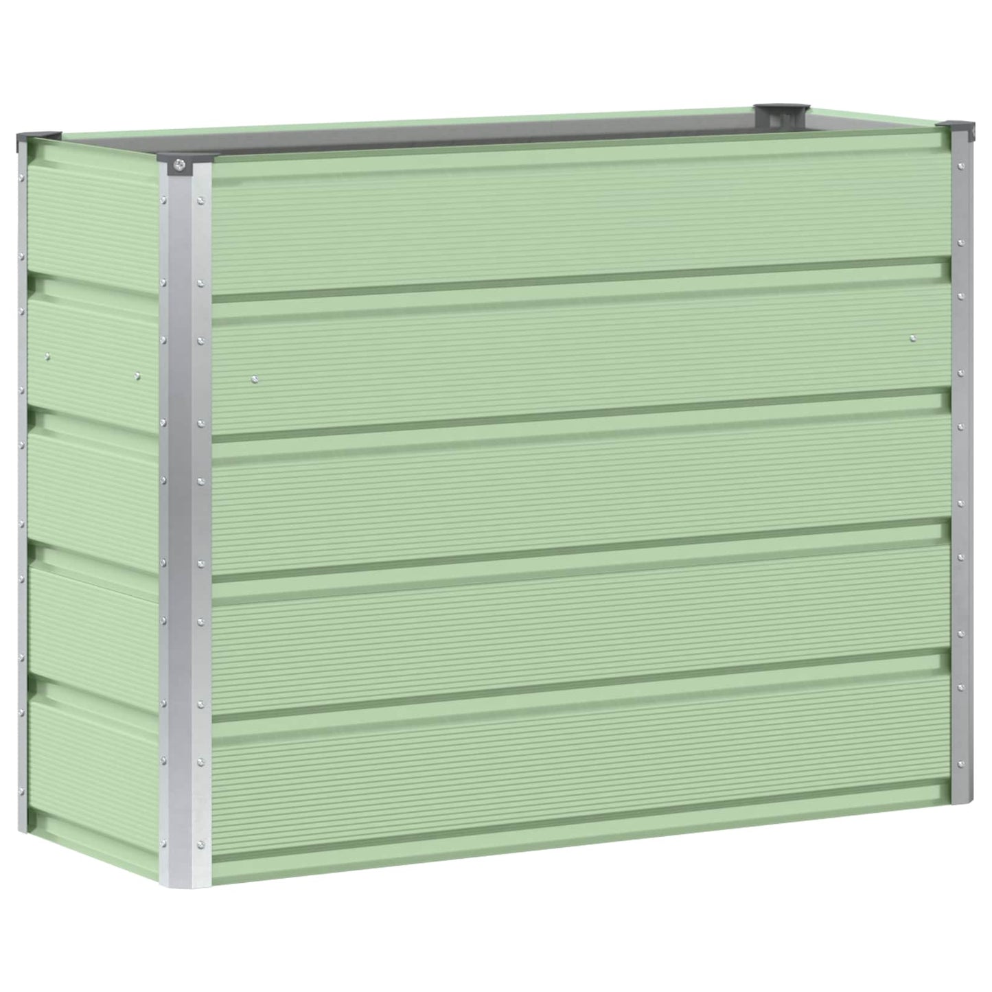 Plantekassed grønn 100 x 40 x 75 cm Stål