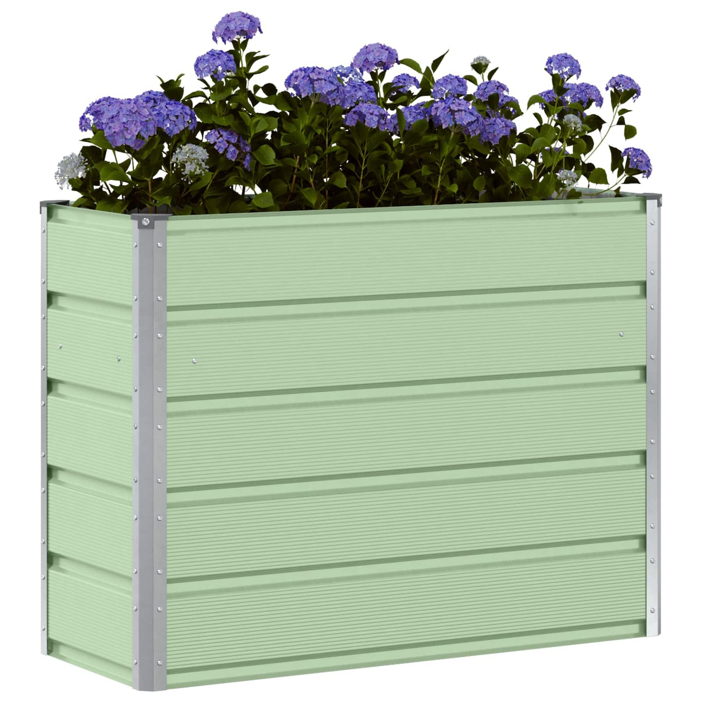 Plantekassed grønn 100 x 40 x 75 cm Stål