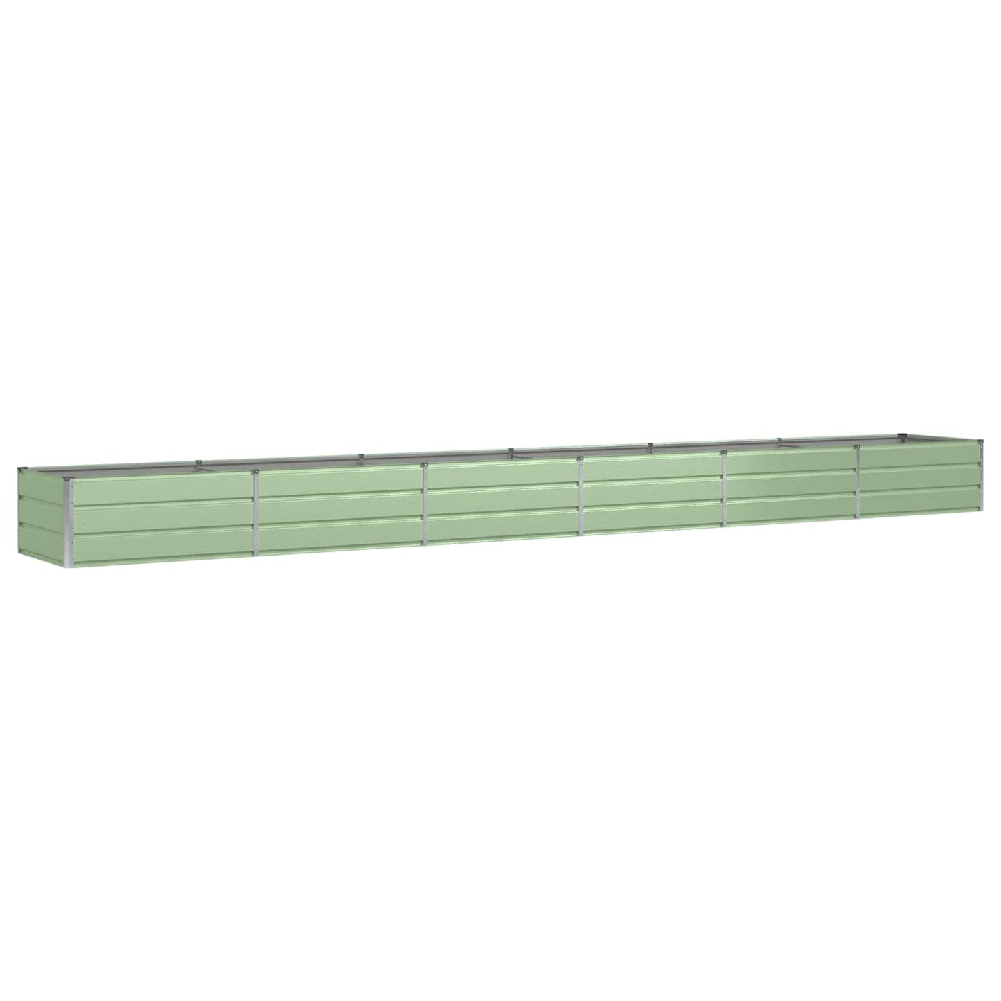 Plantekassed grønn 600 x 80 x 45 cm Stål