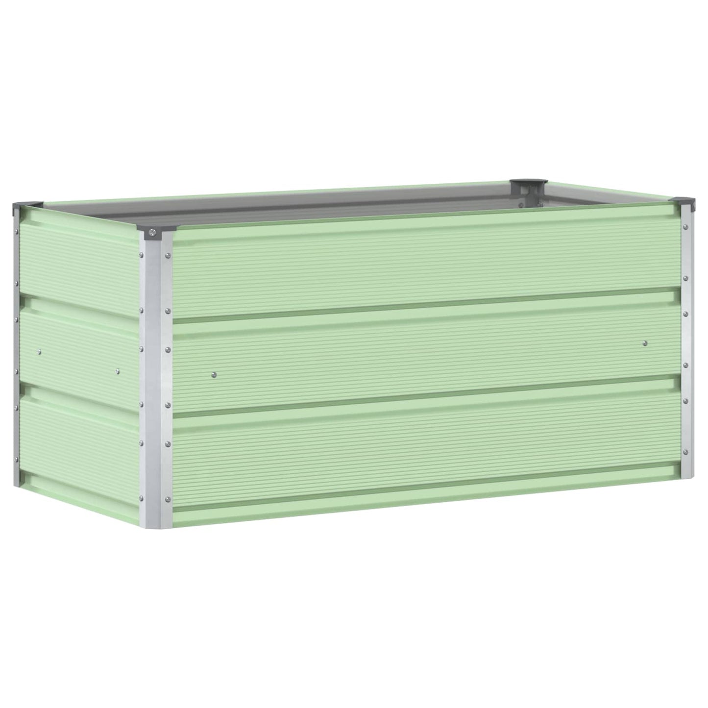Plantekassed Pastellgrønn 100 x 50 x 45 cm Galvanisert Stål