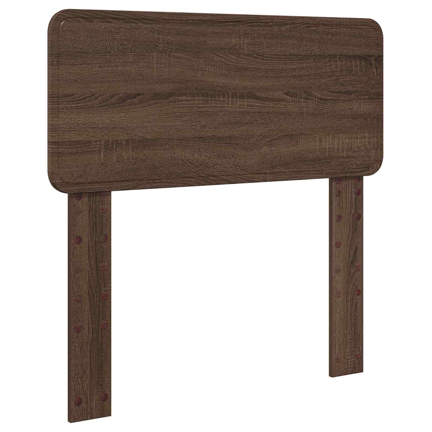 Seng med Oppbevaring Brun Eik 75 x 190 cm Konstruert tre