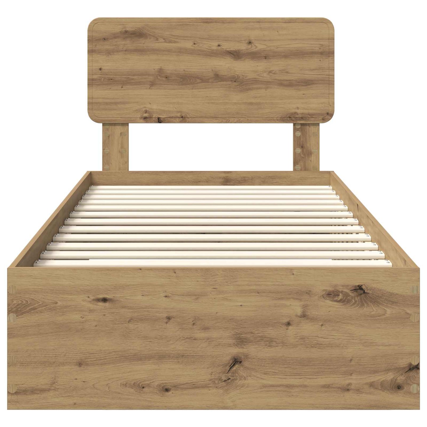 Sengestamme med skuff Artisan Eik 90 x 200 cm Konstruert tre