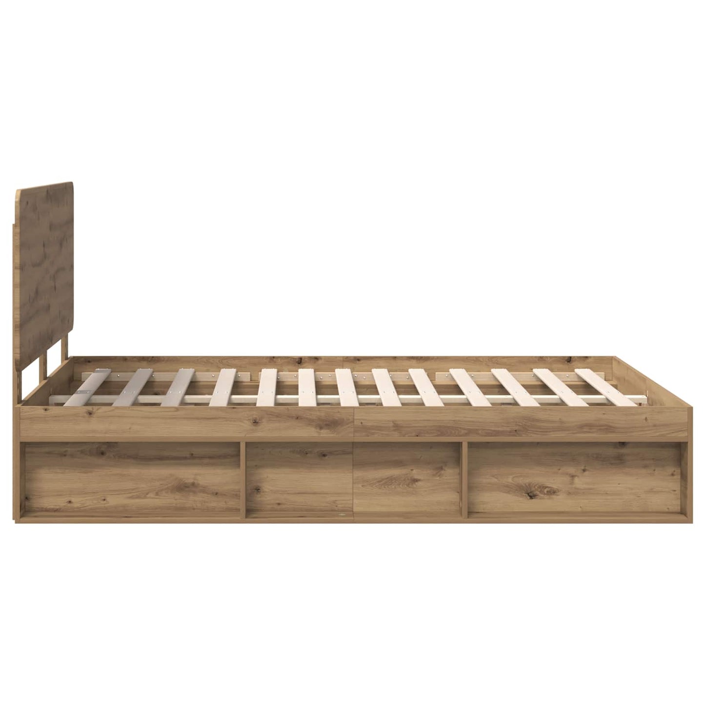 Sengestamme Kunstnerisk Eik 140 x 190 cm Massiv furu