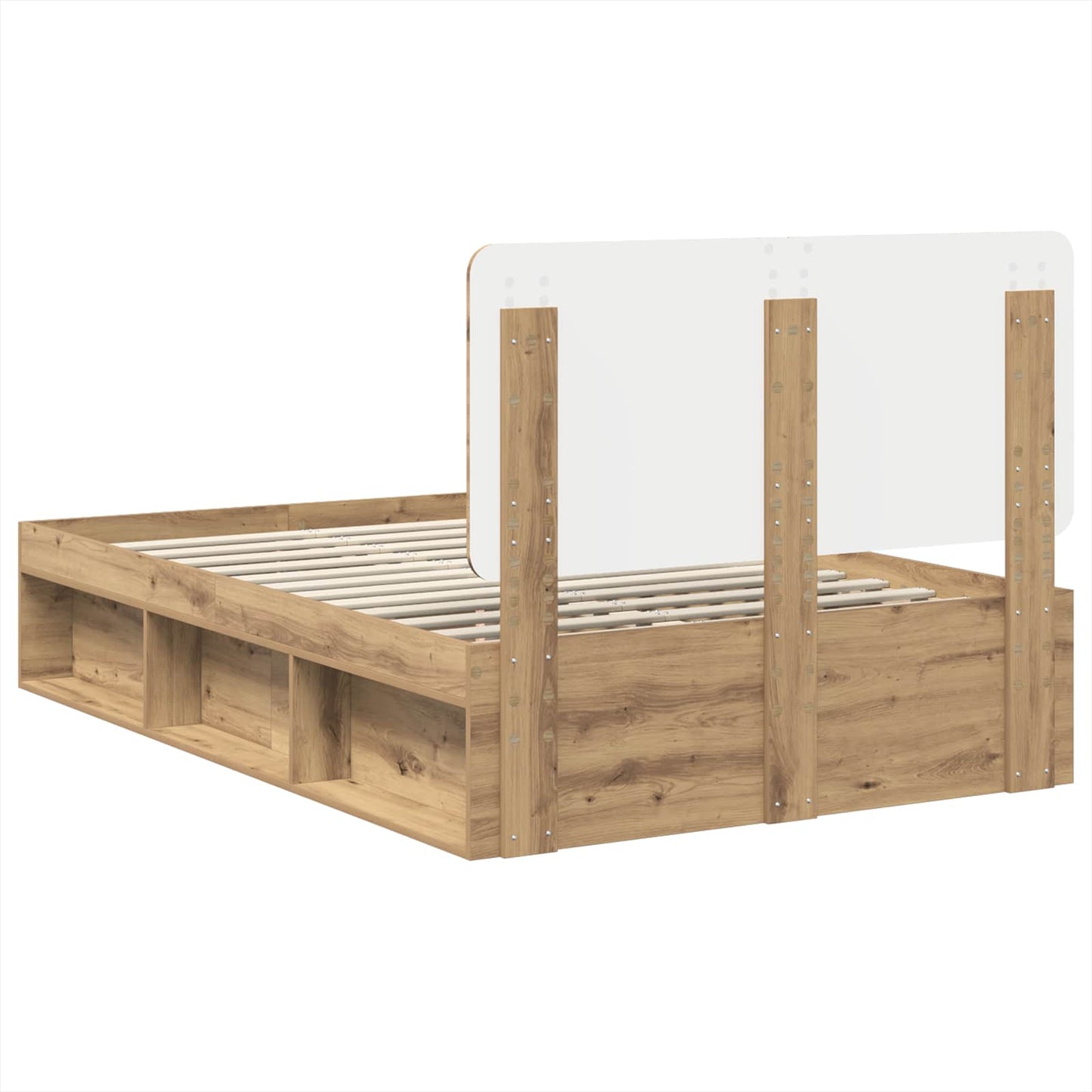 Sengestamme Kunstnerisk Eik 120 x 190 cm Massiv furu
