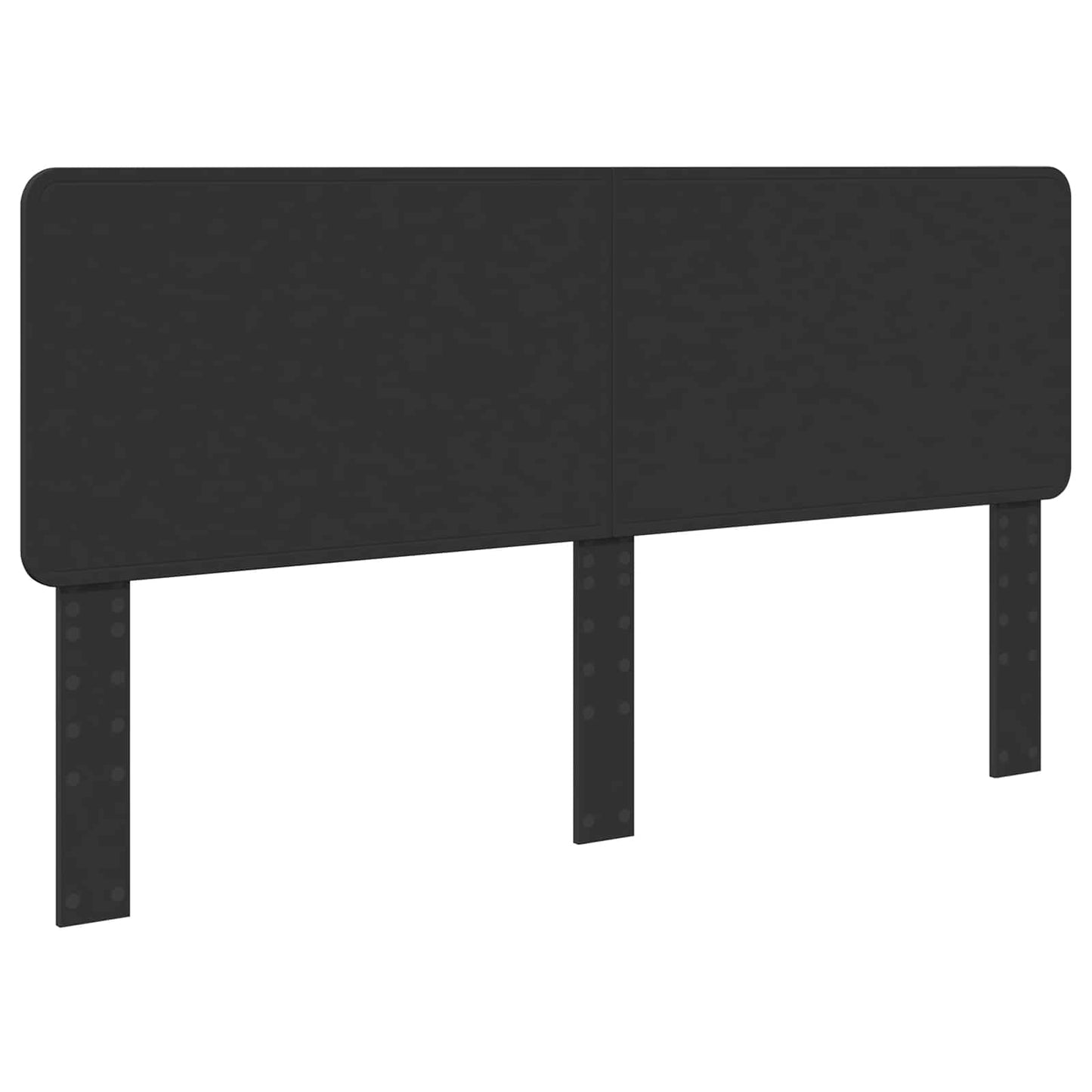 Sengestamme med skuff Svart 200 x 200 cm Ingeniørtre