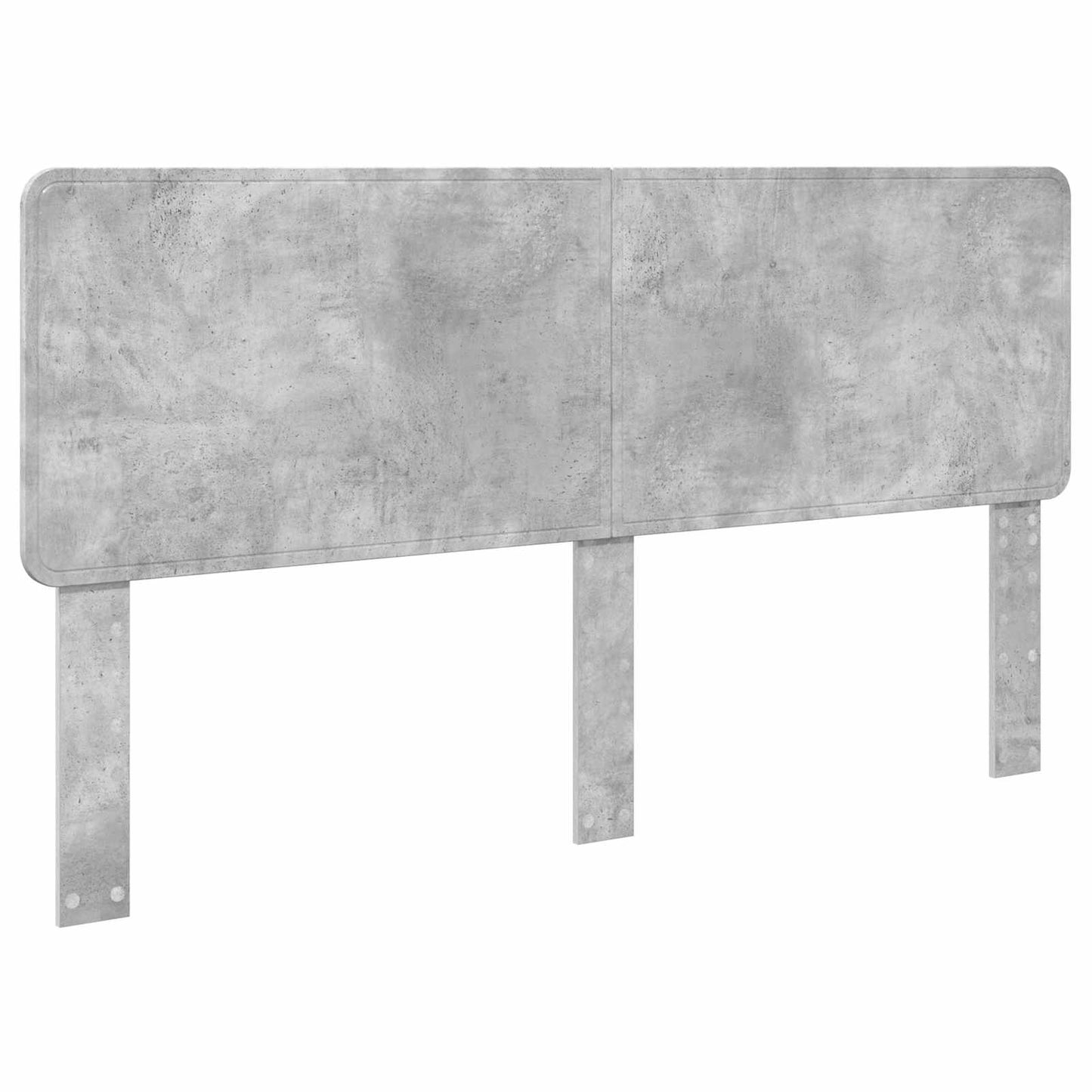 Sengestamme med skuff Betonggrå 180 x 200 cm Konstruert tre