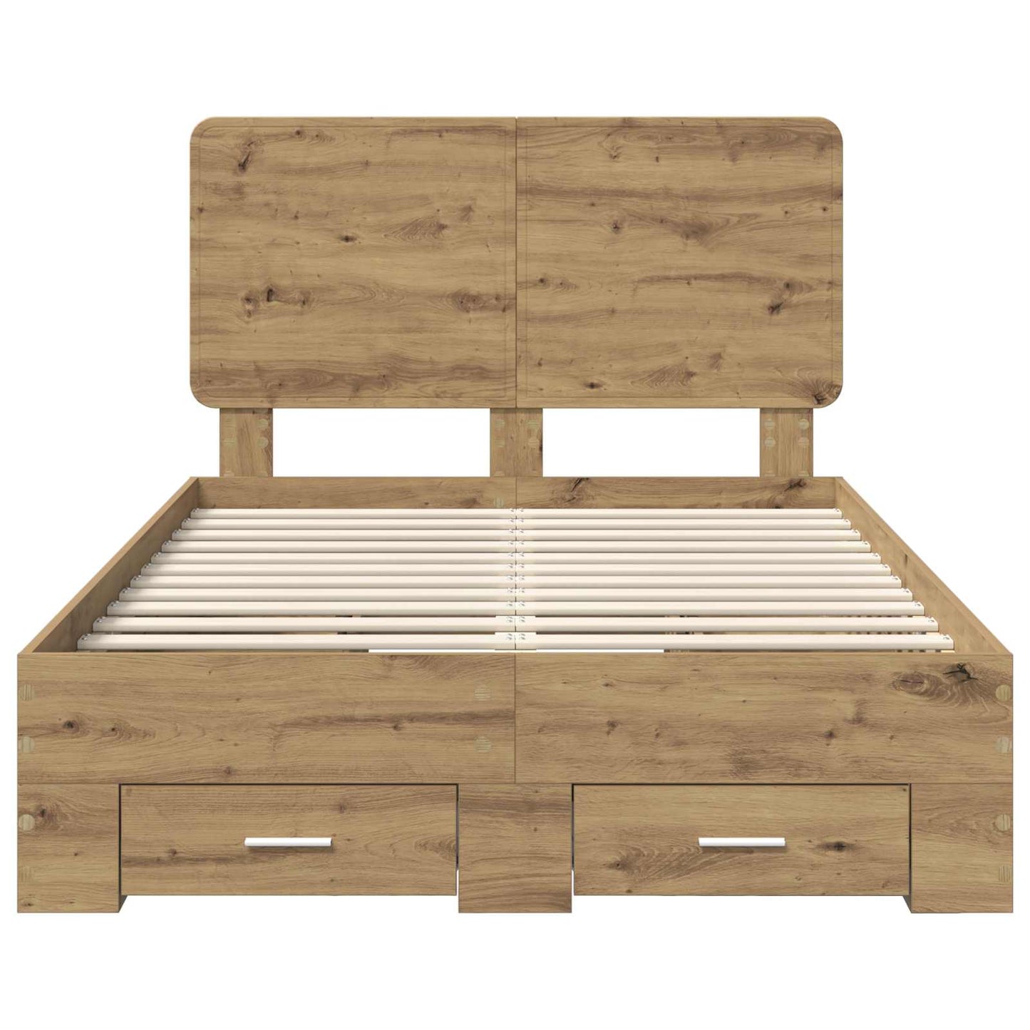 Sengestamme med skuff Artisan Eik 120 x 190 cm Konstruert tre