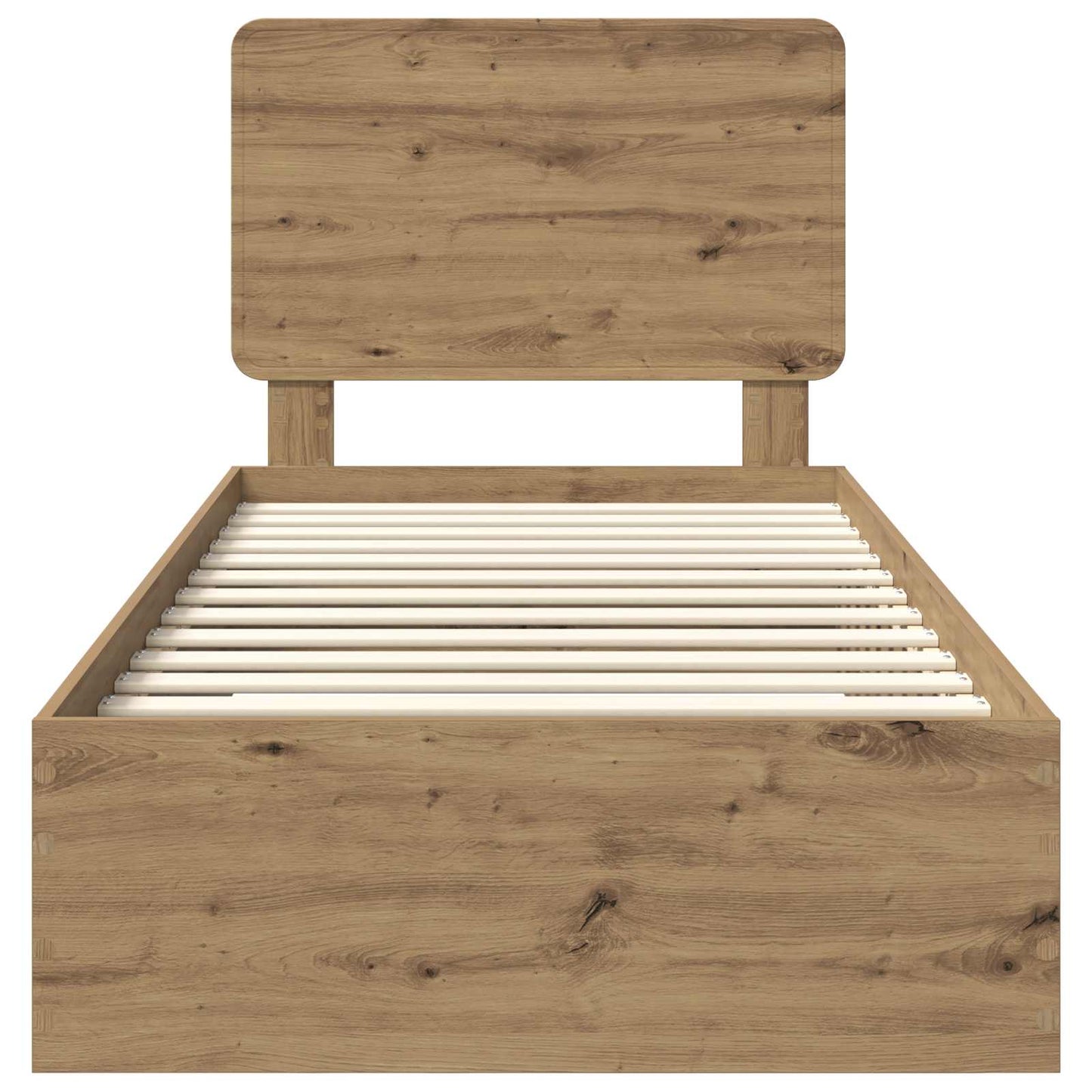 Sengestamme med skuff Artisan Eik 100 x 200 cm Konstruert tre