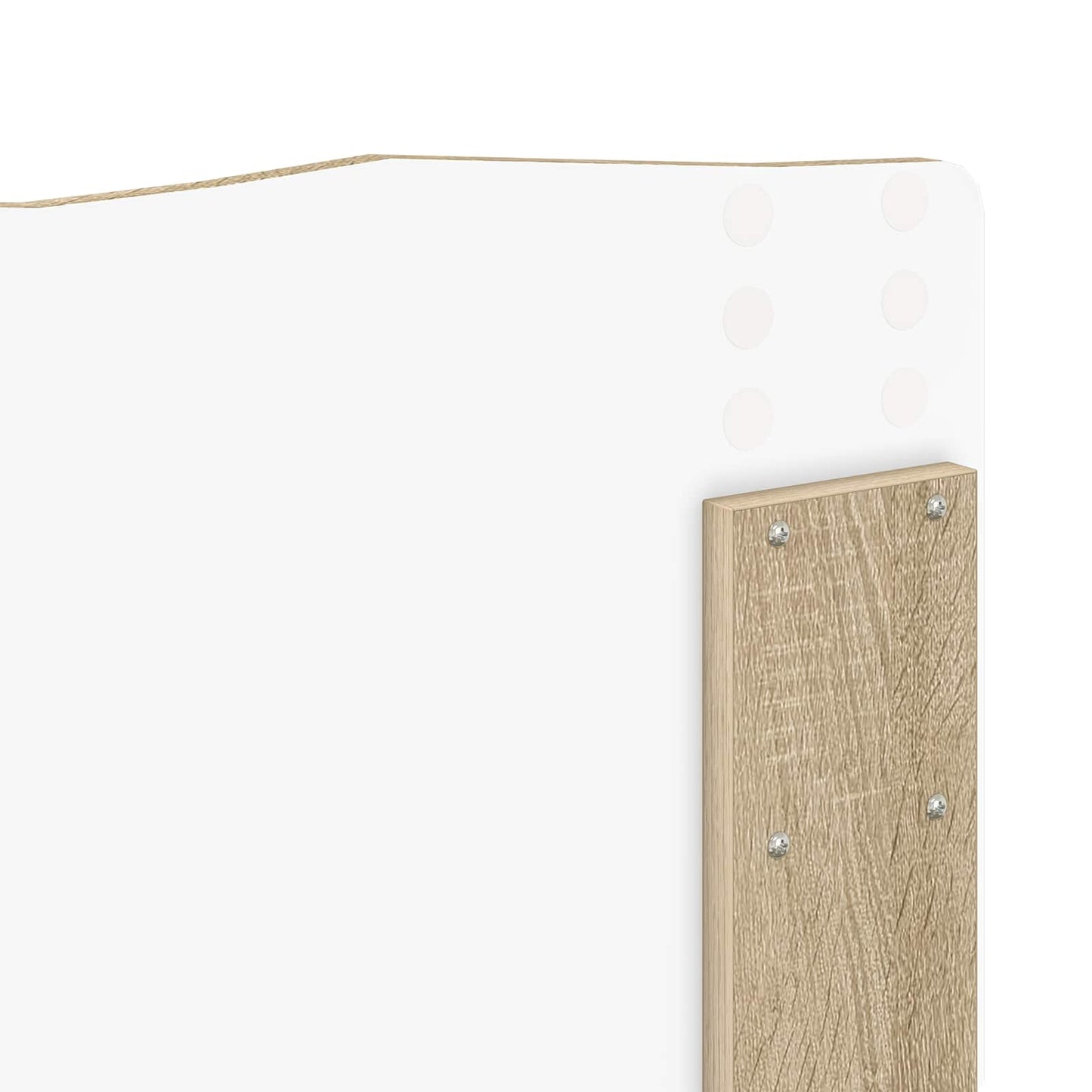 Sengestamme med hodegjerde Sonoma 200 x 200 cm Massiv furu