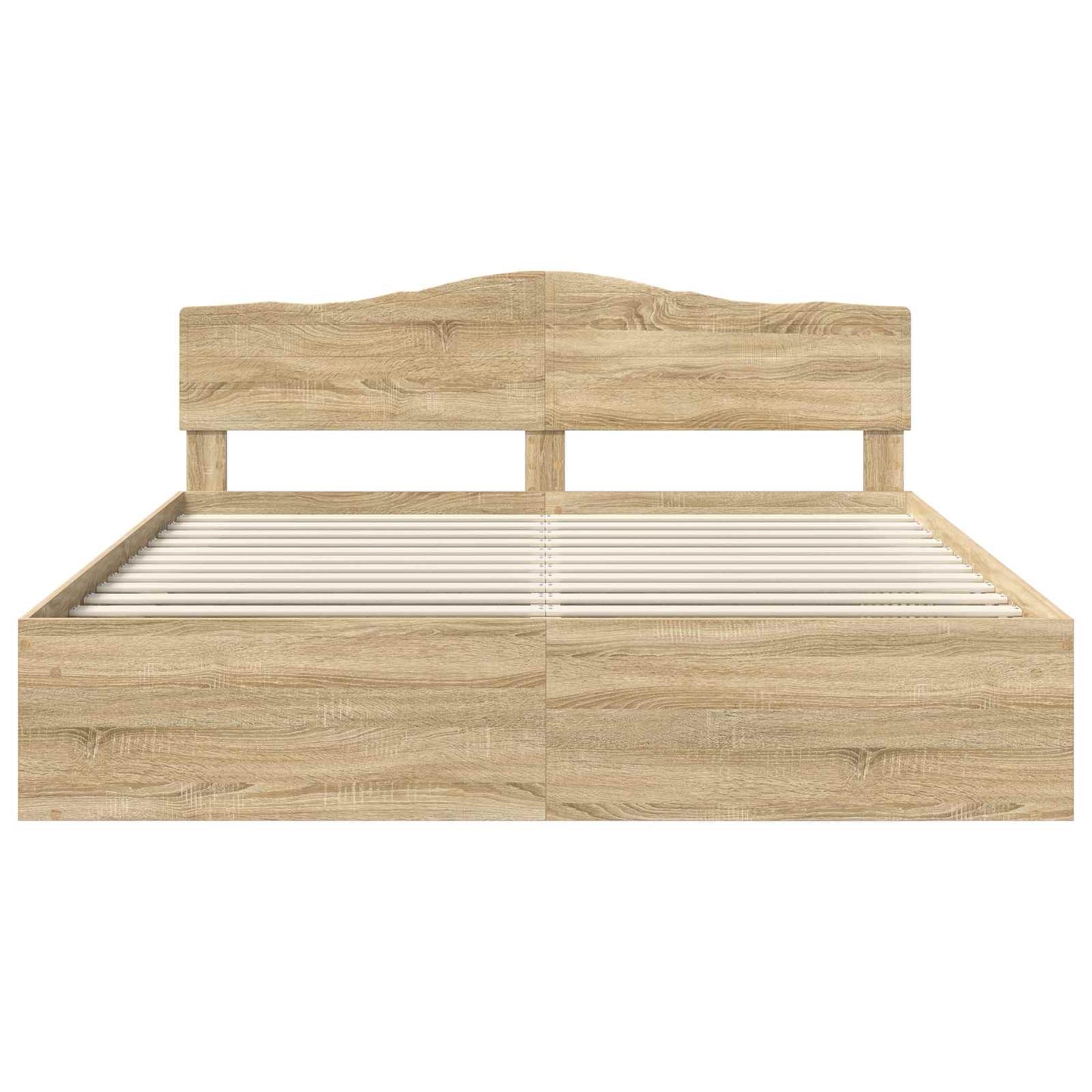 Sengestamme med hodegjerde Sonoma 200 x 200 cm Massiv furu