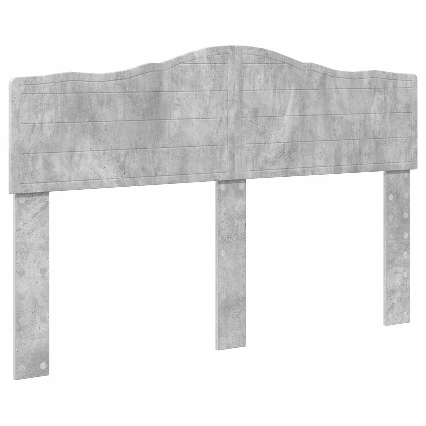 Sengestamme med skuff Betonggrå 140 x 200 cm Ingeniørtre