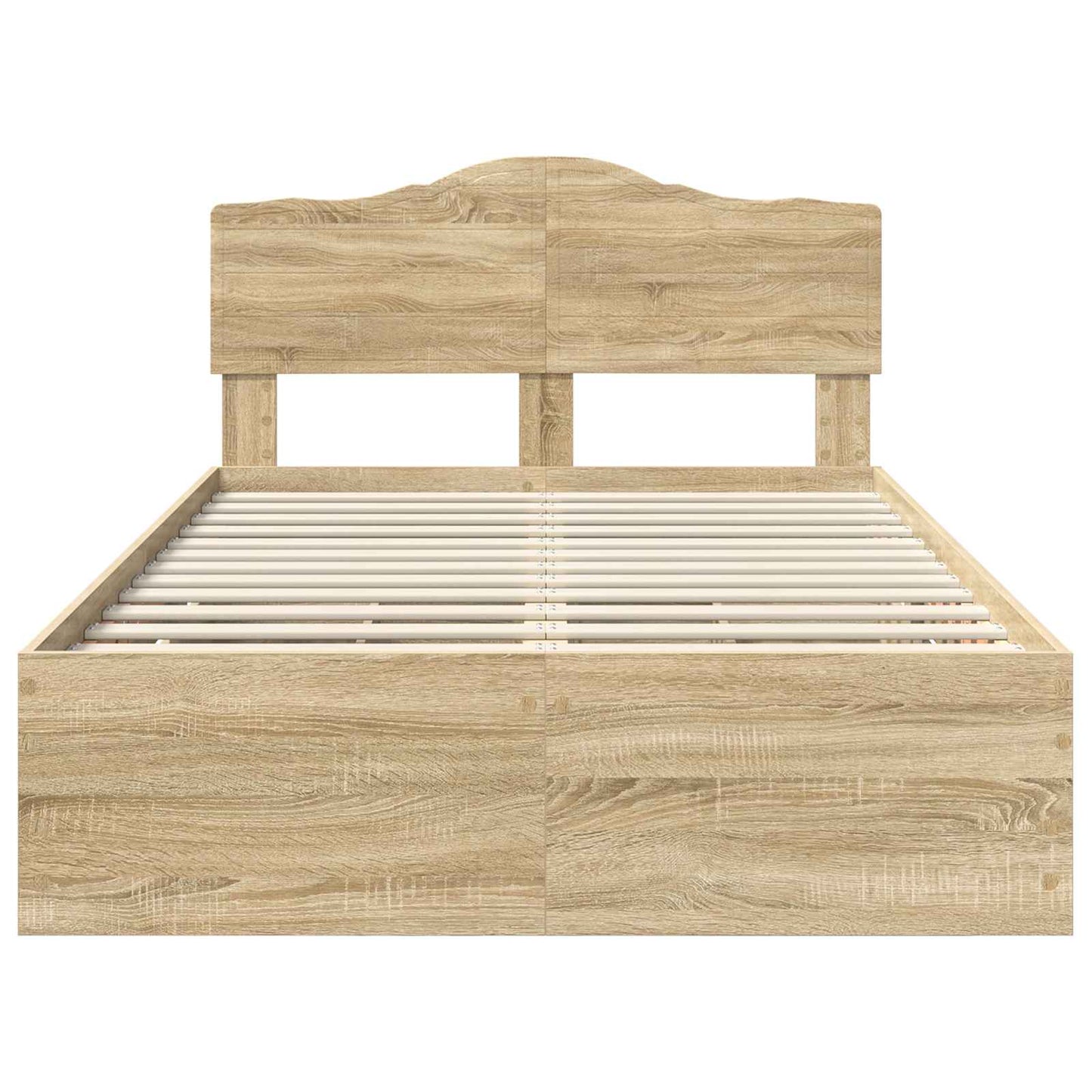 Sengestamme med skuff Sonoma eik 120 x 200 cm Ingeniørtre