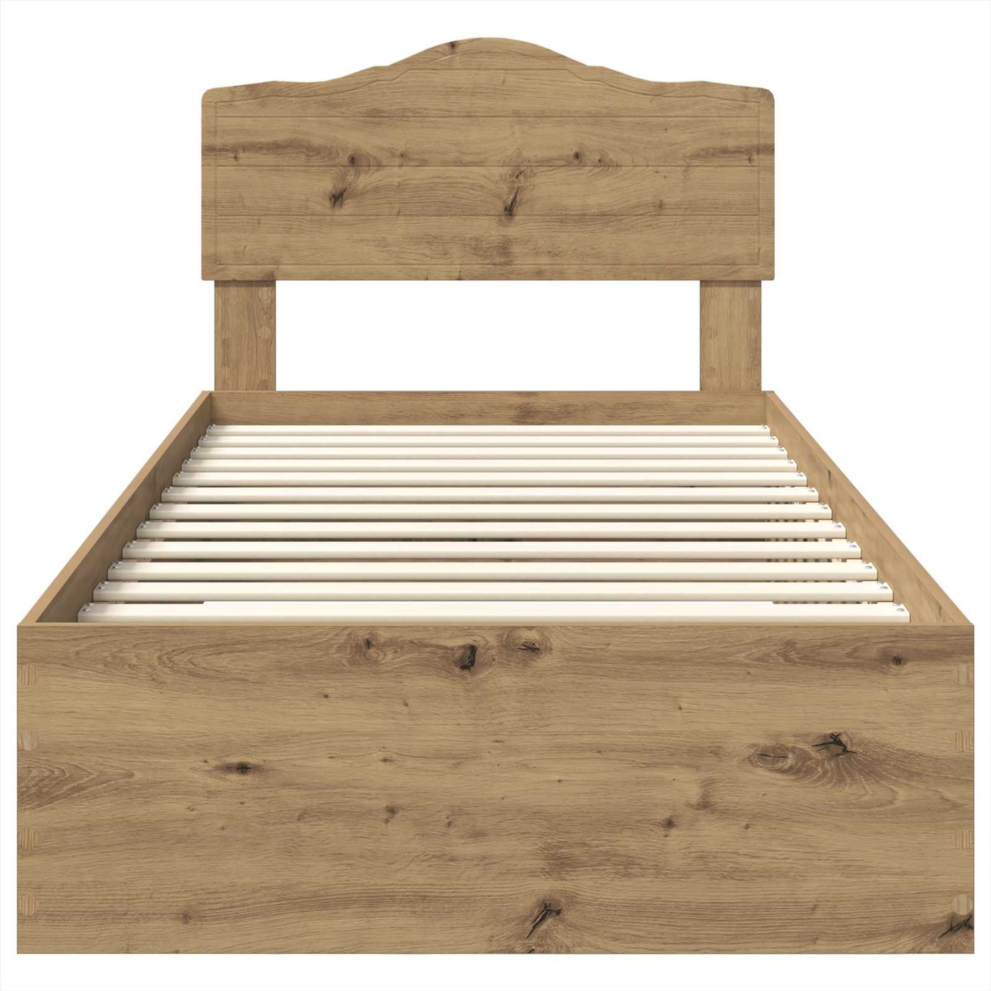 Sengestamme med skuff Artisan Eik 90 x 190 cm Konstruert tre