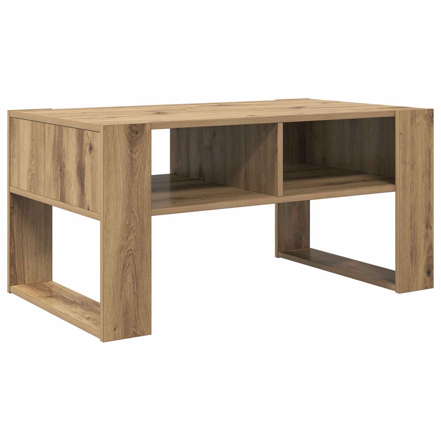 Kaffebord Artisan Eik 92 x 53 x 45 cm Konstruert tre