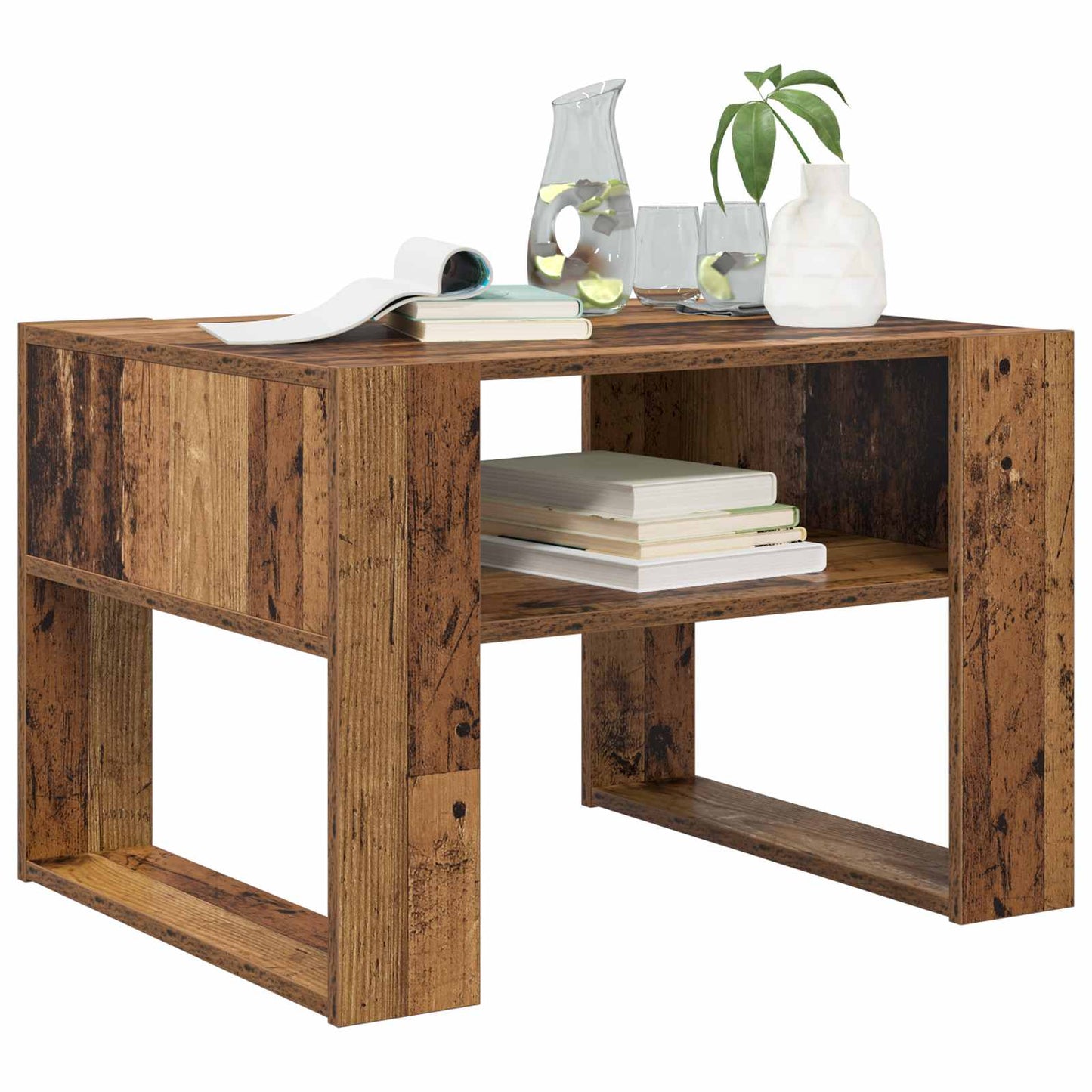 Kaffebord Gammelt tre 66 x 53 x 45 cm Konstruert tre