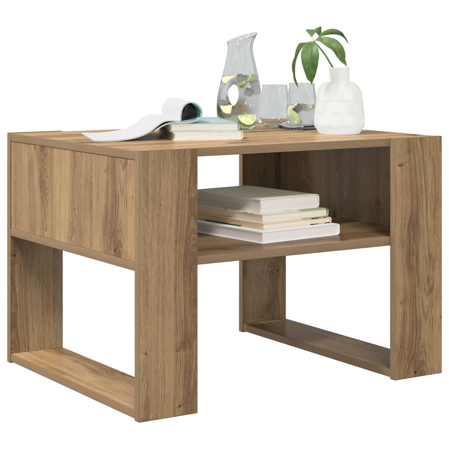 Kaffebord Artisan Eik 66 x 53 x 45 cm Konstruert tre