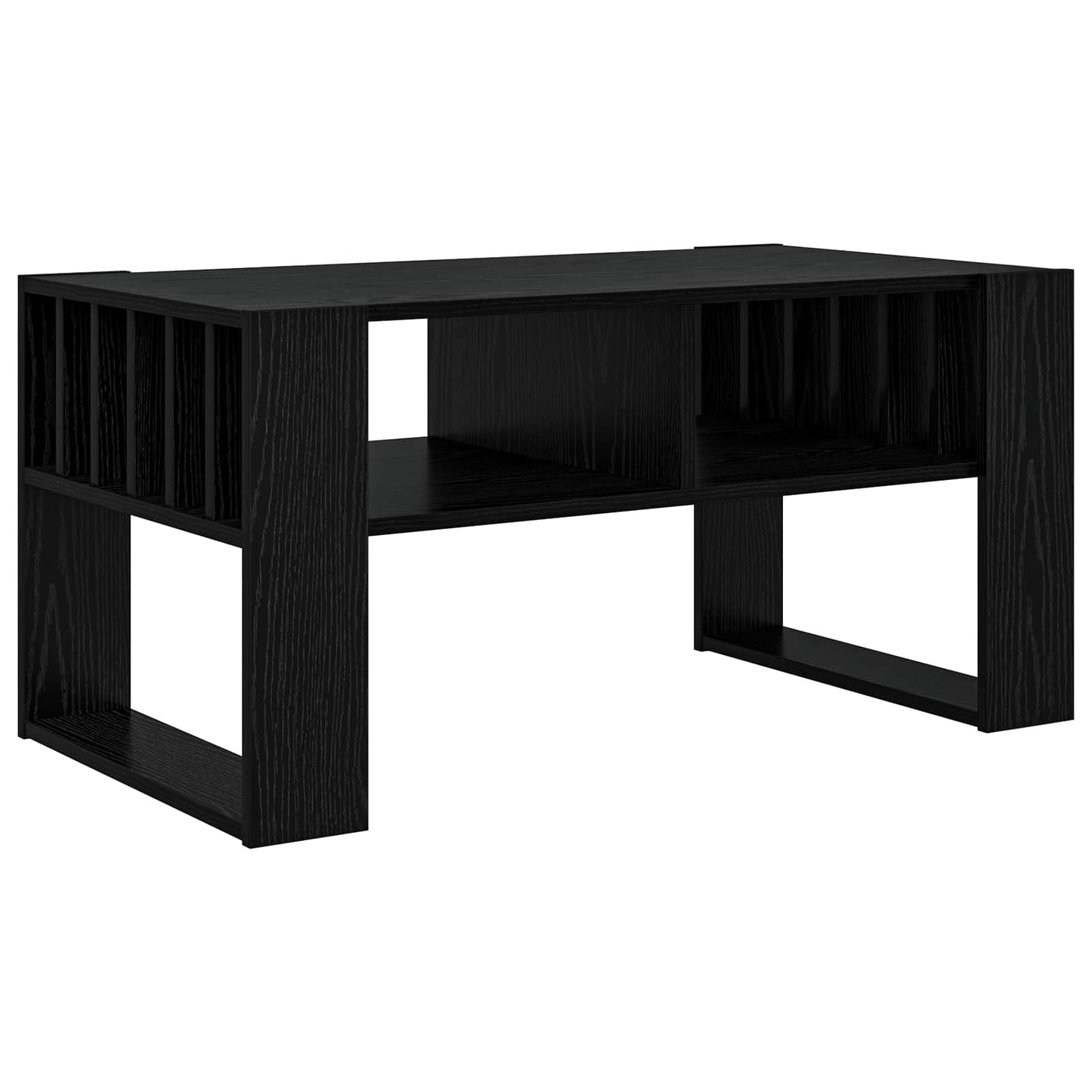 Kaffebord Svart Eik 92 x 49,5 x 45 cm Konstruert tre