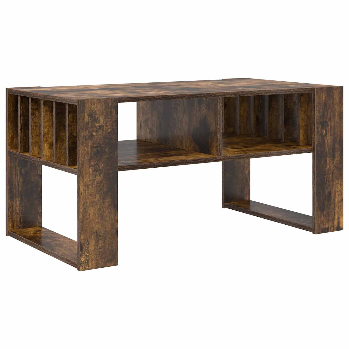 Kaffebord Røkt eik 92 x 49,5 x 45 cm Konstruert tre