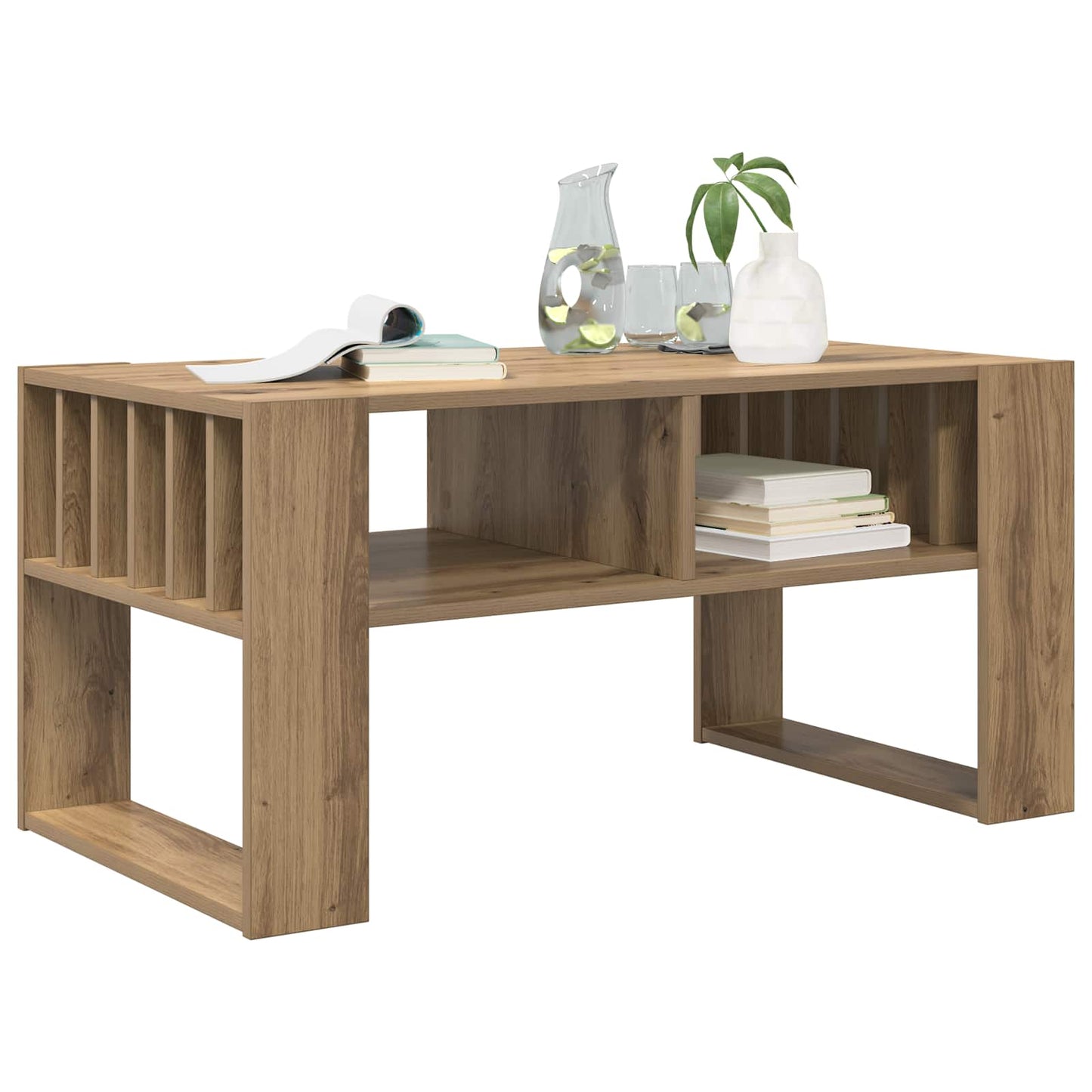 Kaffebord Artisan Eik 92 x 49,5 x 45 cm Konstruert tre
