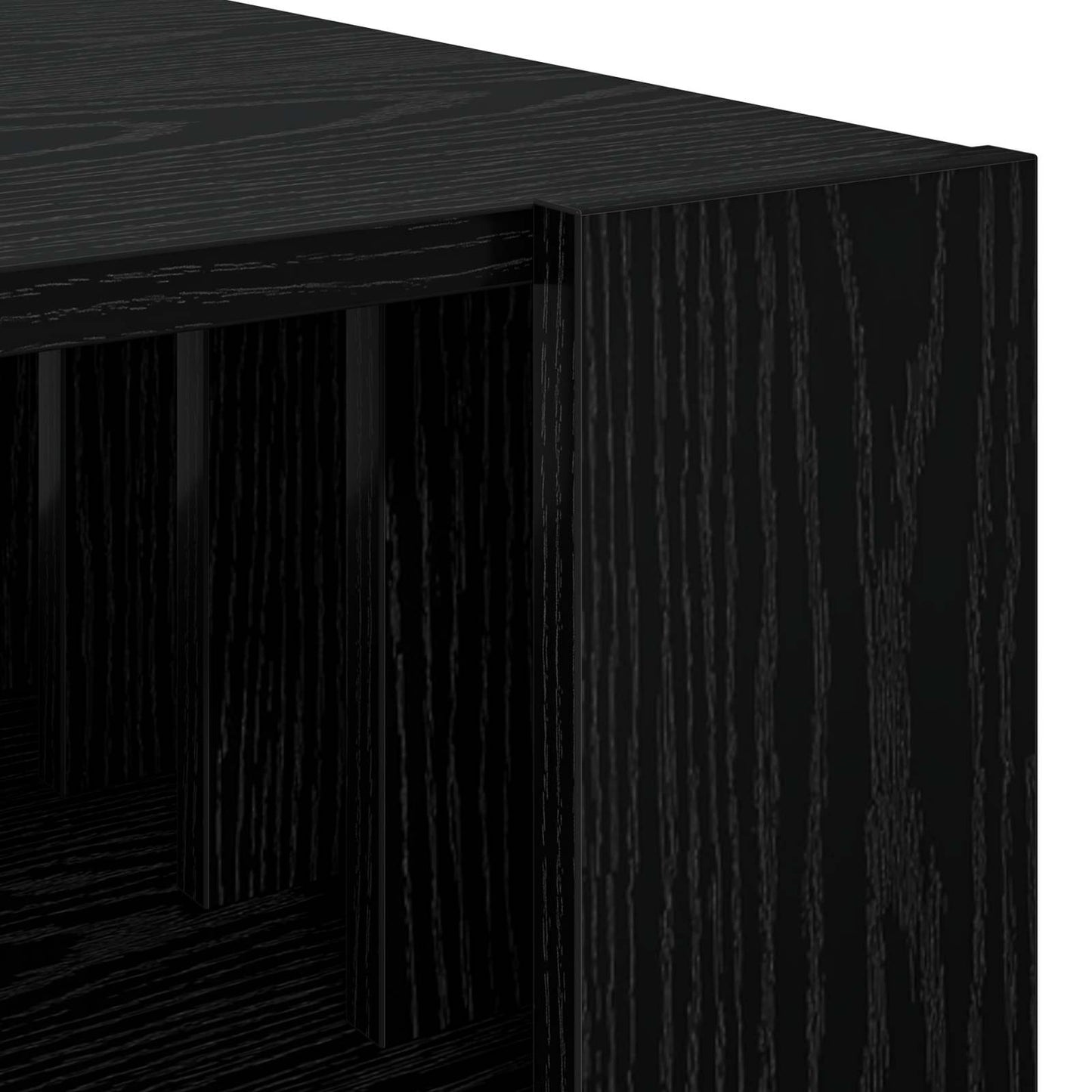 Kaffebord Svart Eik 66 x 49,5 x 45 cm Konstruert tre