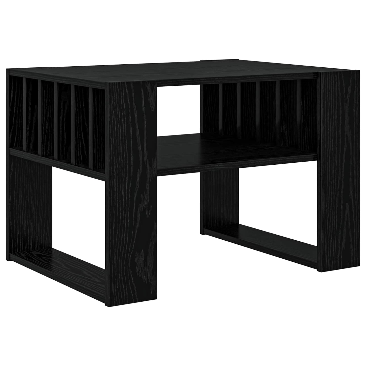 Kaffebord Svart Eik 66 x 49,5 x 45 cm Konstruert tre