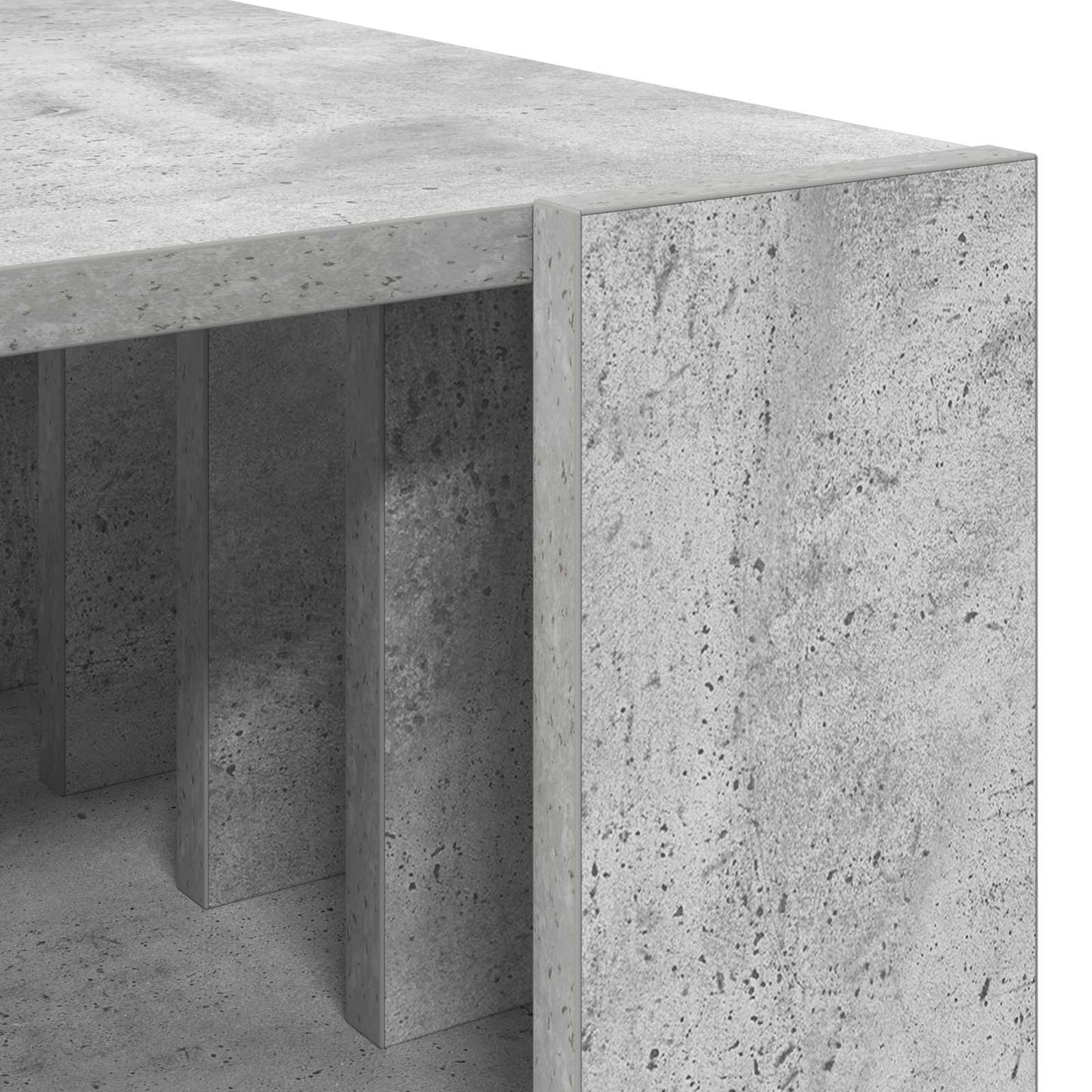 Kaffebord Betonggrå 66 x 49,5 x 45 cm Konstruert tre