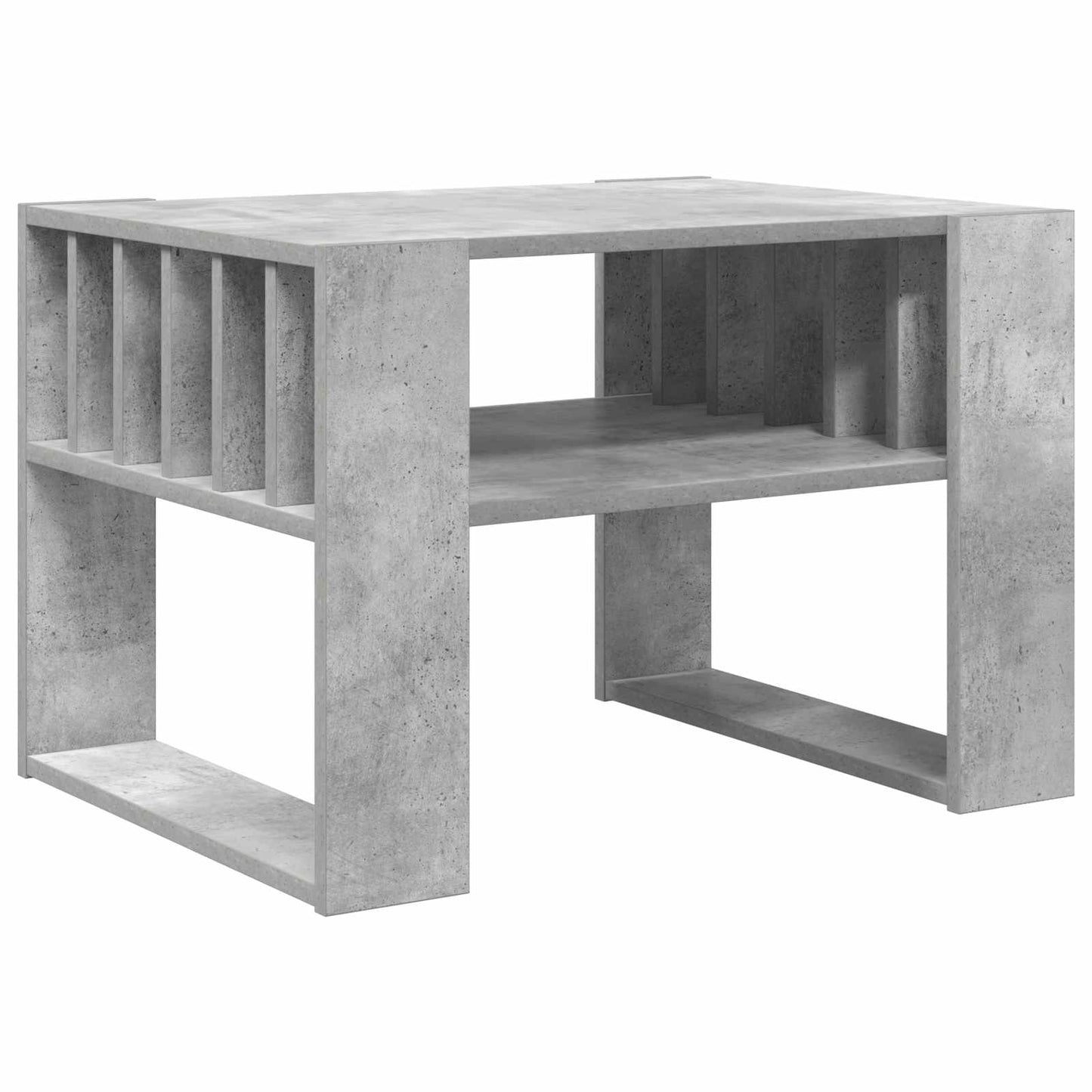 Kaffebord Betonggrå 66 x 49,5 x 45 cm Konstruert tre