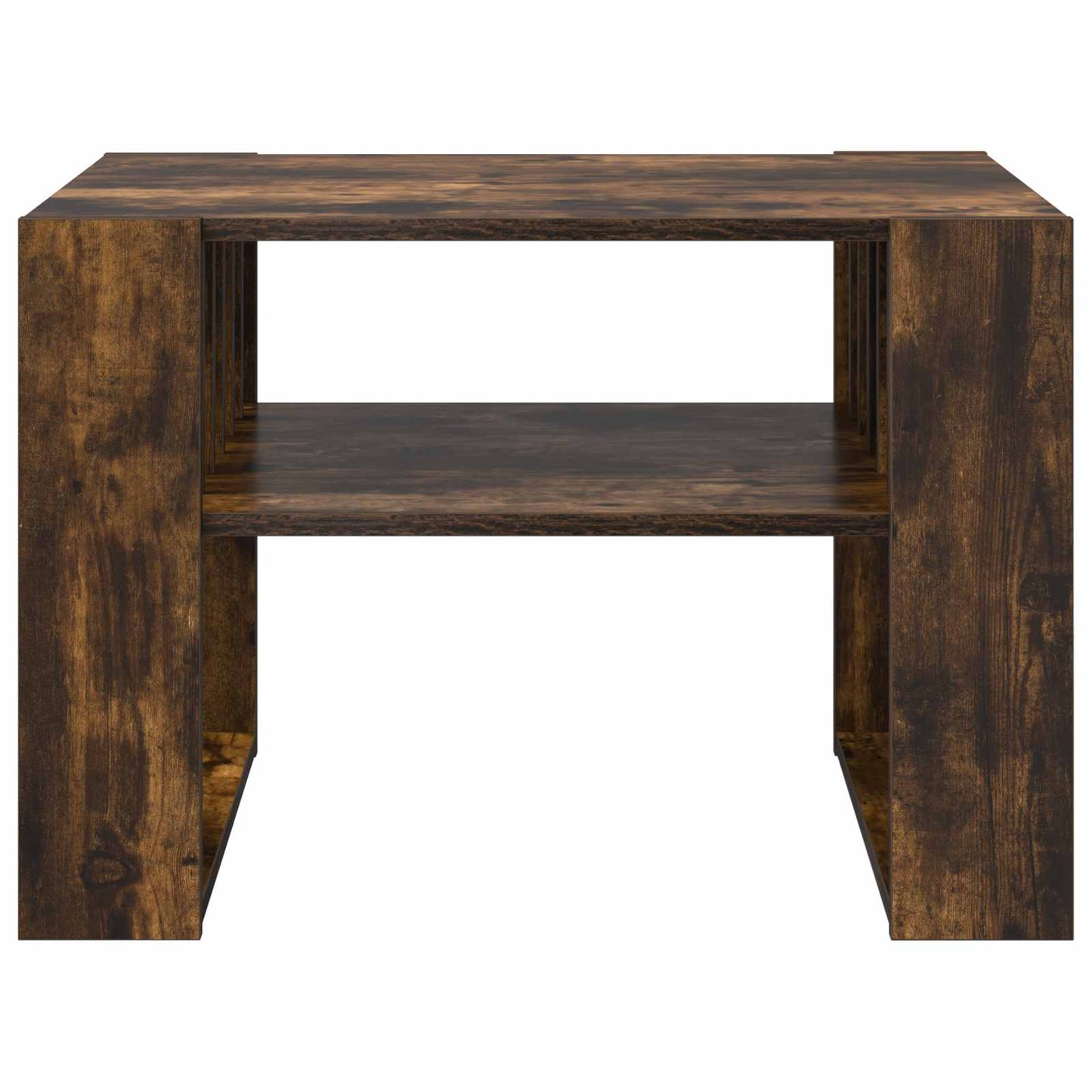 Kaffebord Røkt eik 66 x 49,5 x 45 cm Konstruert tre