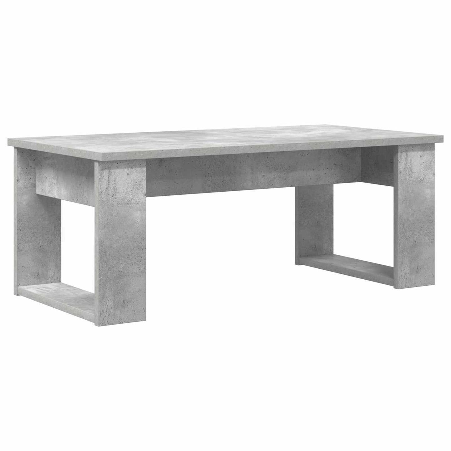 Kaffebord Sett 2 pcs Betonggrå Konstruert tre