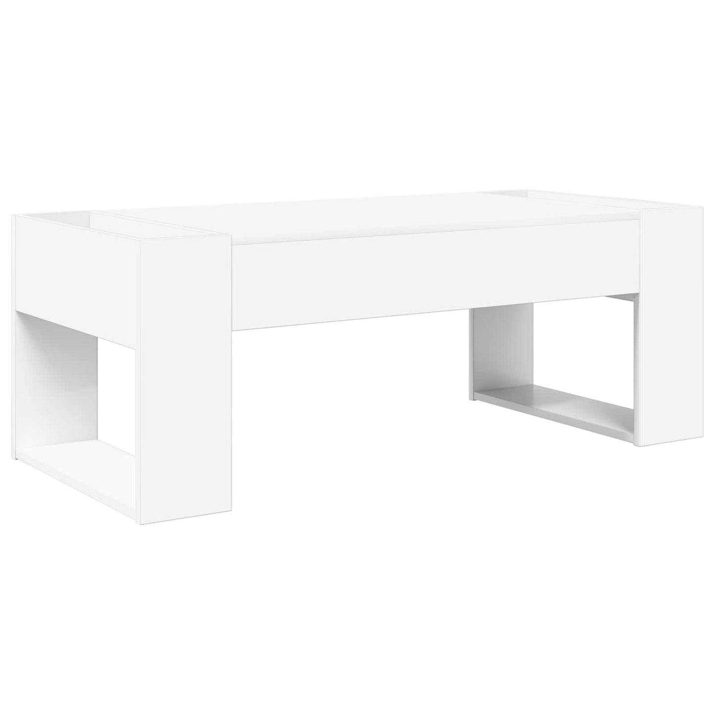 Kaffebord Hvit 110 x 50 x 41 cm Konstruert tre